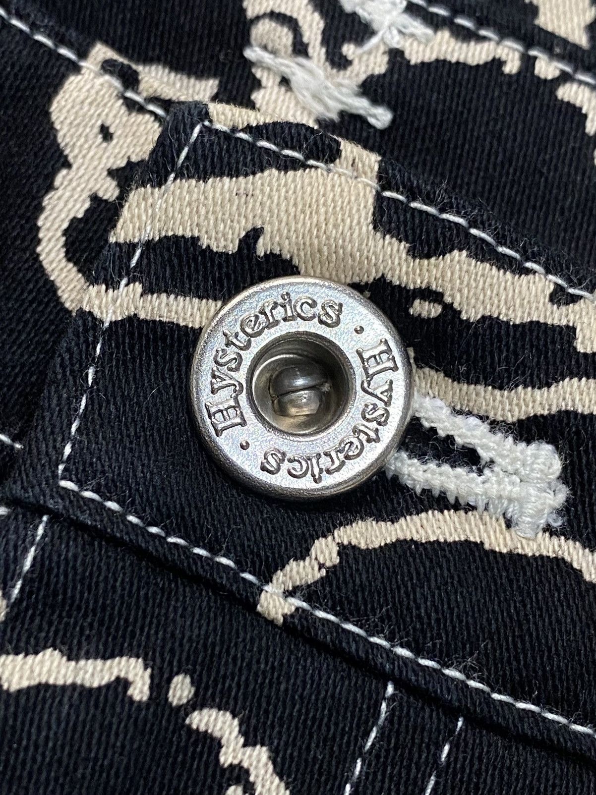 Hysteric Glamour 1990’s Hysteric Glamour Skull Pile Jeans Size US 29 - 10 Thumbnail