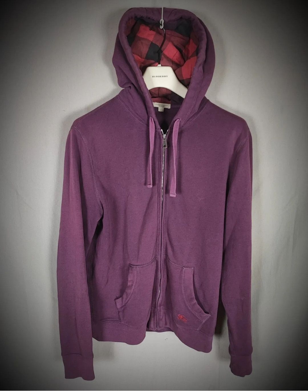 Burberry hoodie purple discount