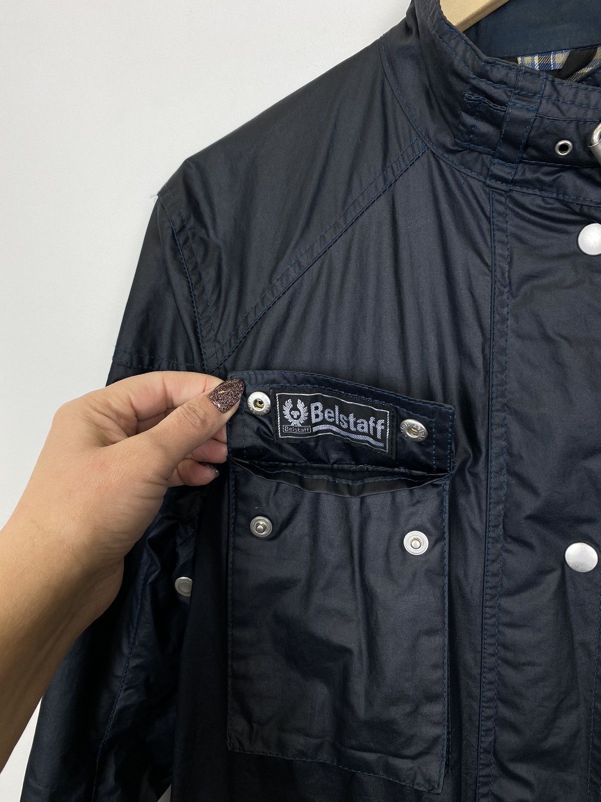 Belstaff Vintage BELSTAFF GOLD LABEL Full Zip Motorycle Jacket Sz 44 Size M / US 6-8 / IT 42-44 - 6 Thumbnail