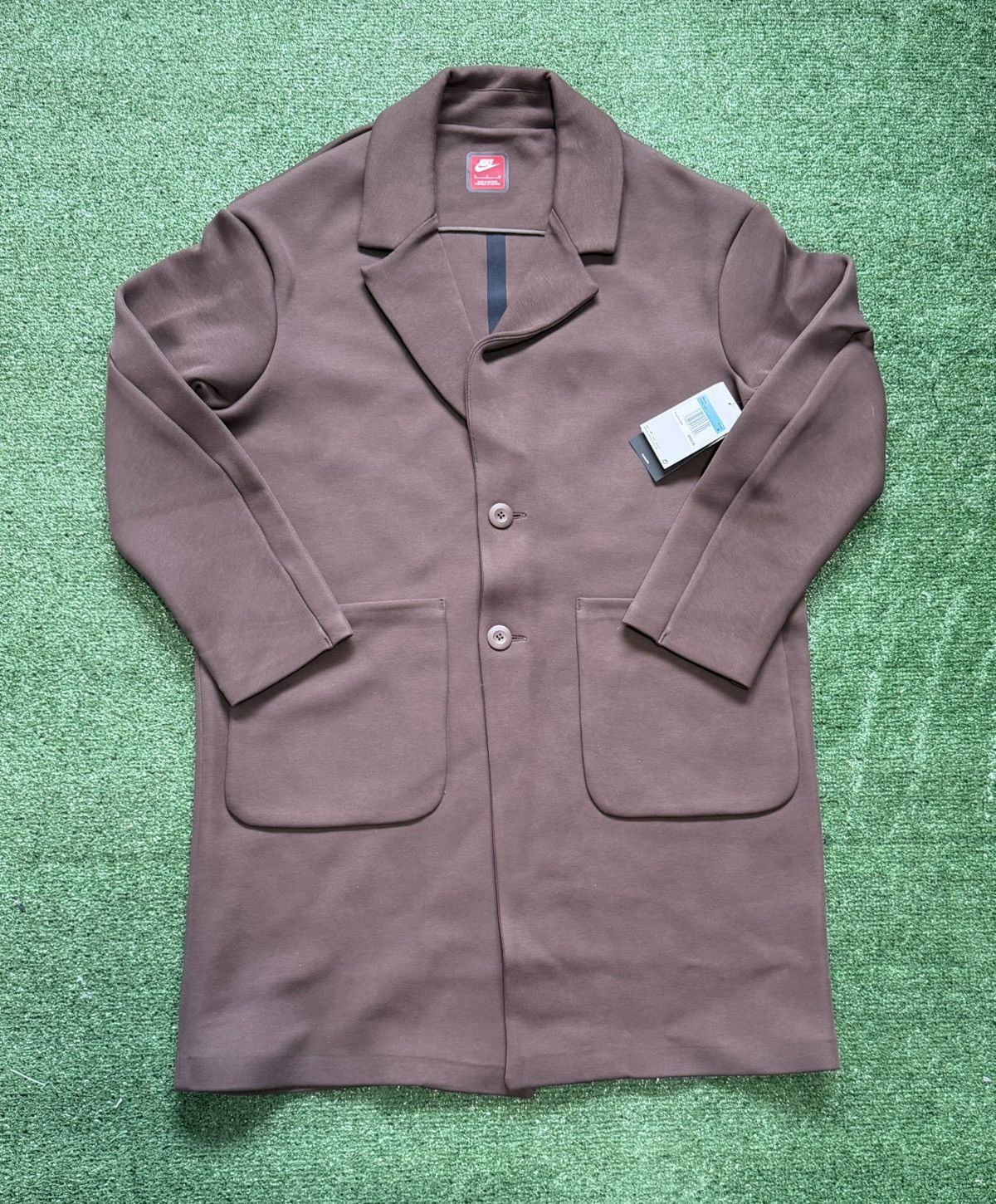 Nike Nike Tech Fleece Reimagined Trench Brown Coat FN0601-237 Size US M / EU 48-50 / 2 - 1 Thumbnail