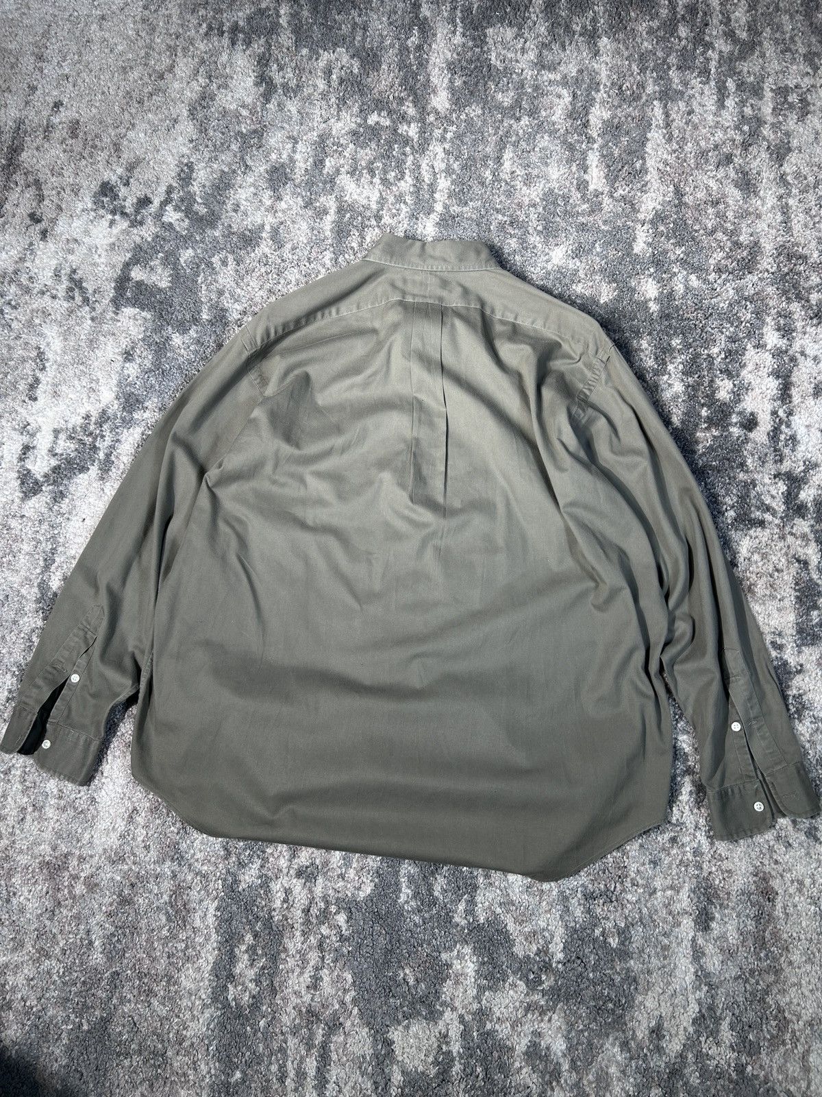 Polo Ralph Lauren × Vintage Vintage Polo Ralph Lauren Khaki Shirt XL Size US XL / EU 56 / 4 - 11 Thumbnail