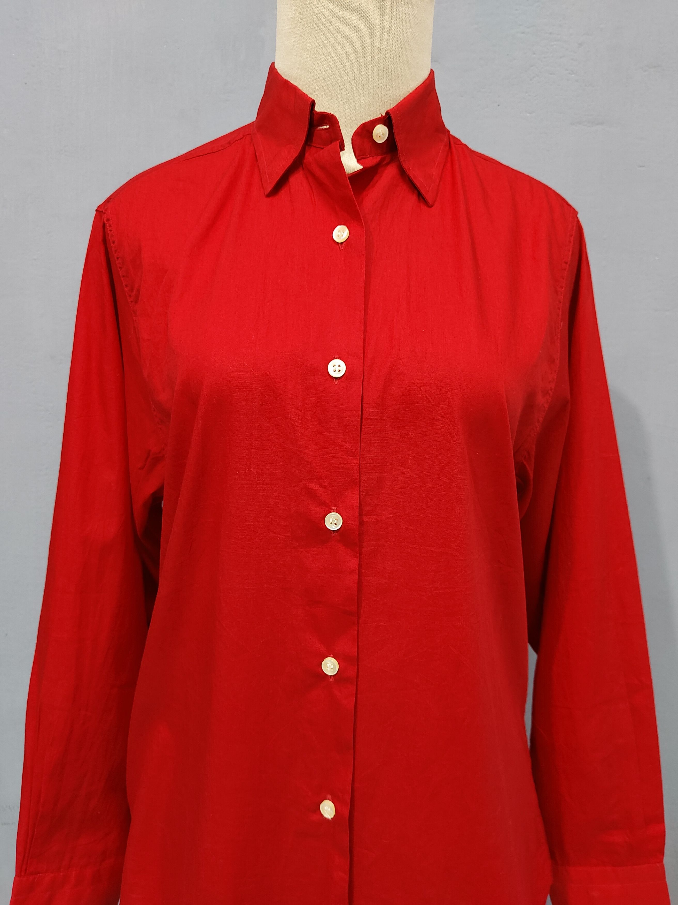 Marc Anthony 80s MC. Antony 🇮🇹 Florence Tailored Bold Classic Shirt Size M / US 6-8 / IT 42-44 - 2 Thumbnail