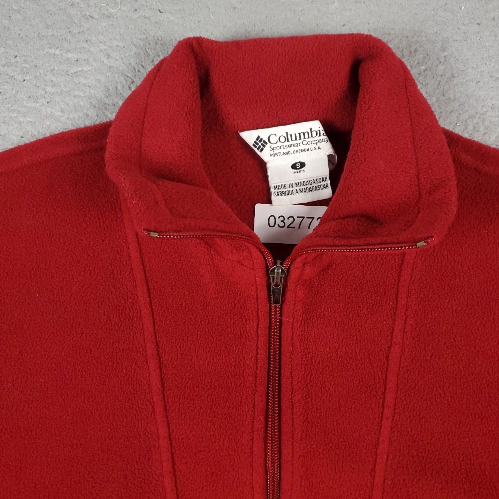 Vintage Columbia Sweater Mens Small Red Fleece Full Zip Up Outdoor Shirt Size US S / EU 44-46 / 1 - 2 Thumbnail