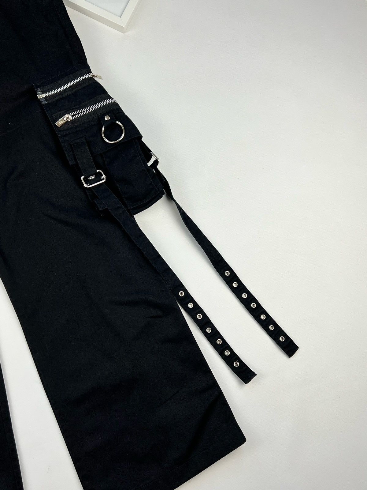 Japanese Brand Vintage Bondage Cargo Pant queen of darkness rock Size US 36 / EU 52 - 11 Thumbnail
