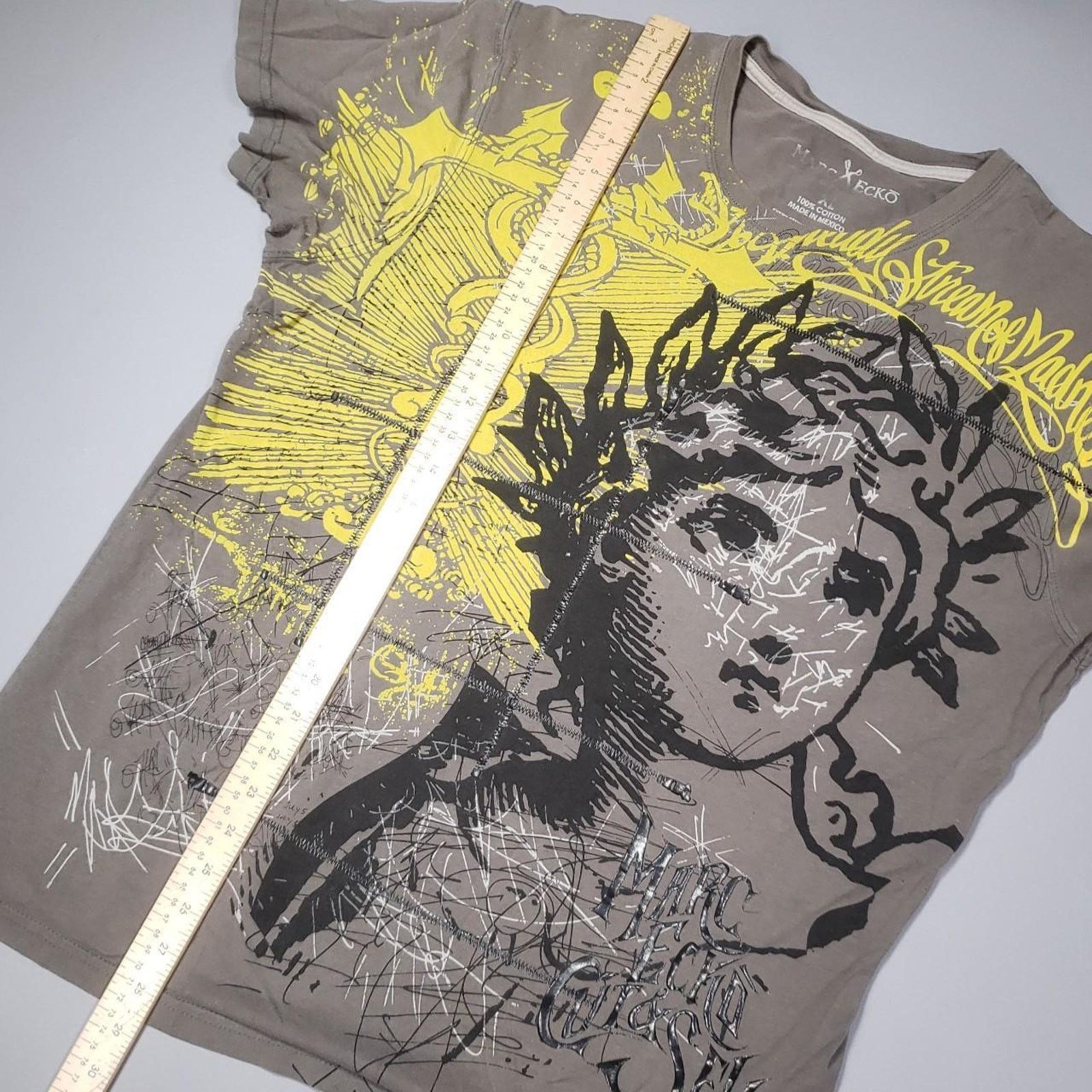 Ecko Unltd. Vintage Marc Ecko Cut n Sew Graphic tee Mens XL Size US XL / EU 56 / 4 - 7 Thumbnail