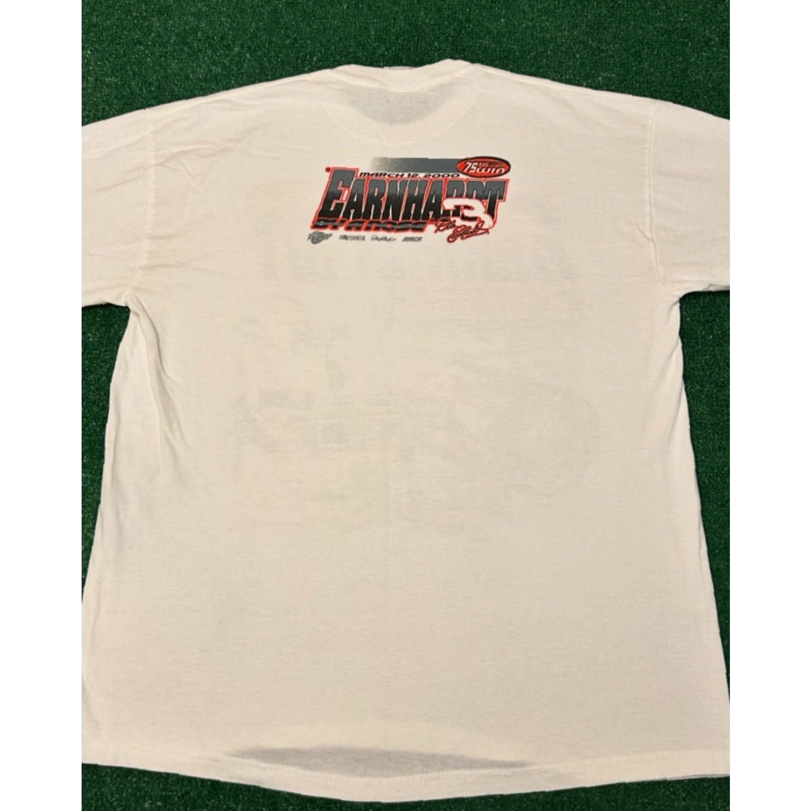 NASCAR VINTAGE 90s Dale Earnhardt NASCAR Atlanta 2000 VTG Shirt Mens Size Large Size US L / EU 52-54 / 3 - 3 Thumbnail