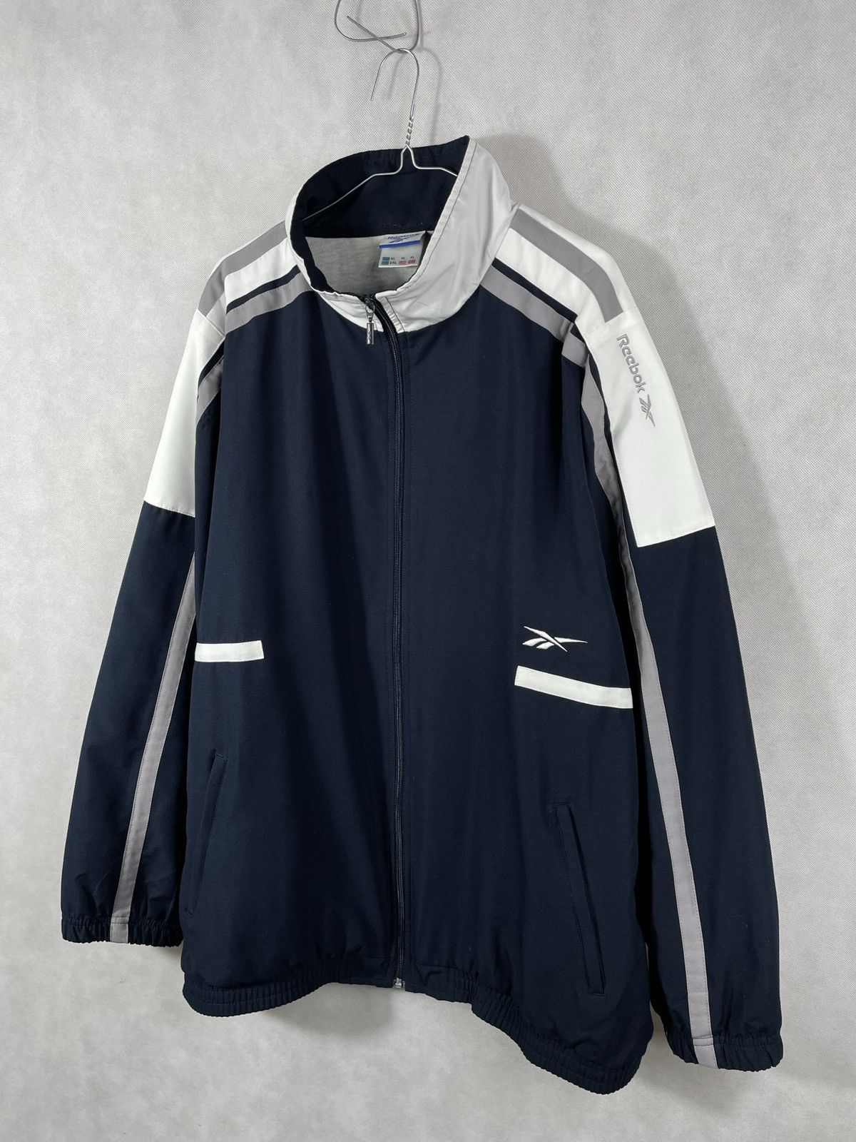 Reebok × Vintage Crazy Vintage Reebok Essential Baggy Skater Sport Emo Jacket Size US XL / EU 56 / 4 - 3 Thumbnail