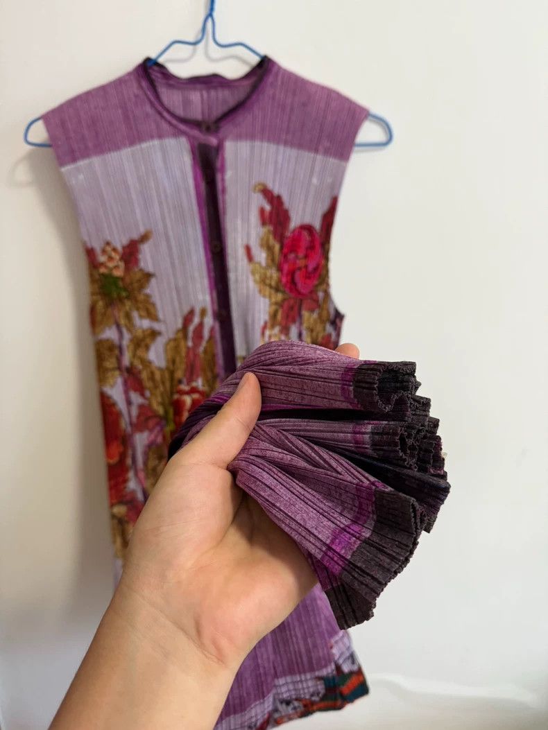 Issey Miyake Issey Miyake size:3 Purple flower-blooming peony dress of Size XS / US 0-2 / IT 36-38 - 6 Thumbnail