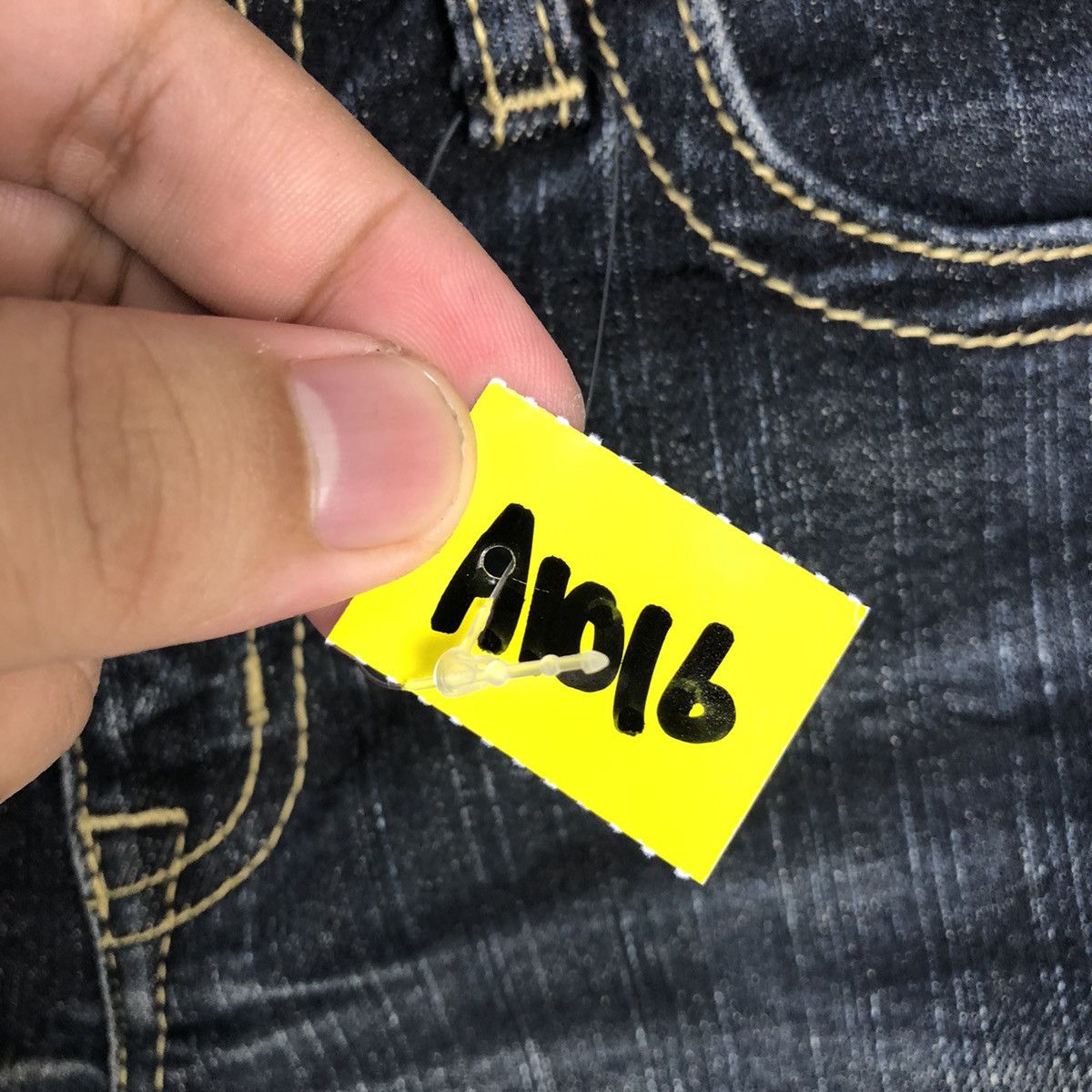 Japanese Brand Rush Nour Black Denim Pants #A1016 Size 28" / US 6 / IT 42 - 11 Thumbnail