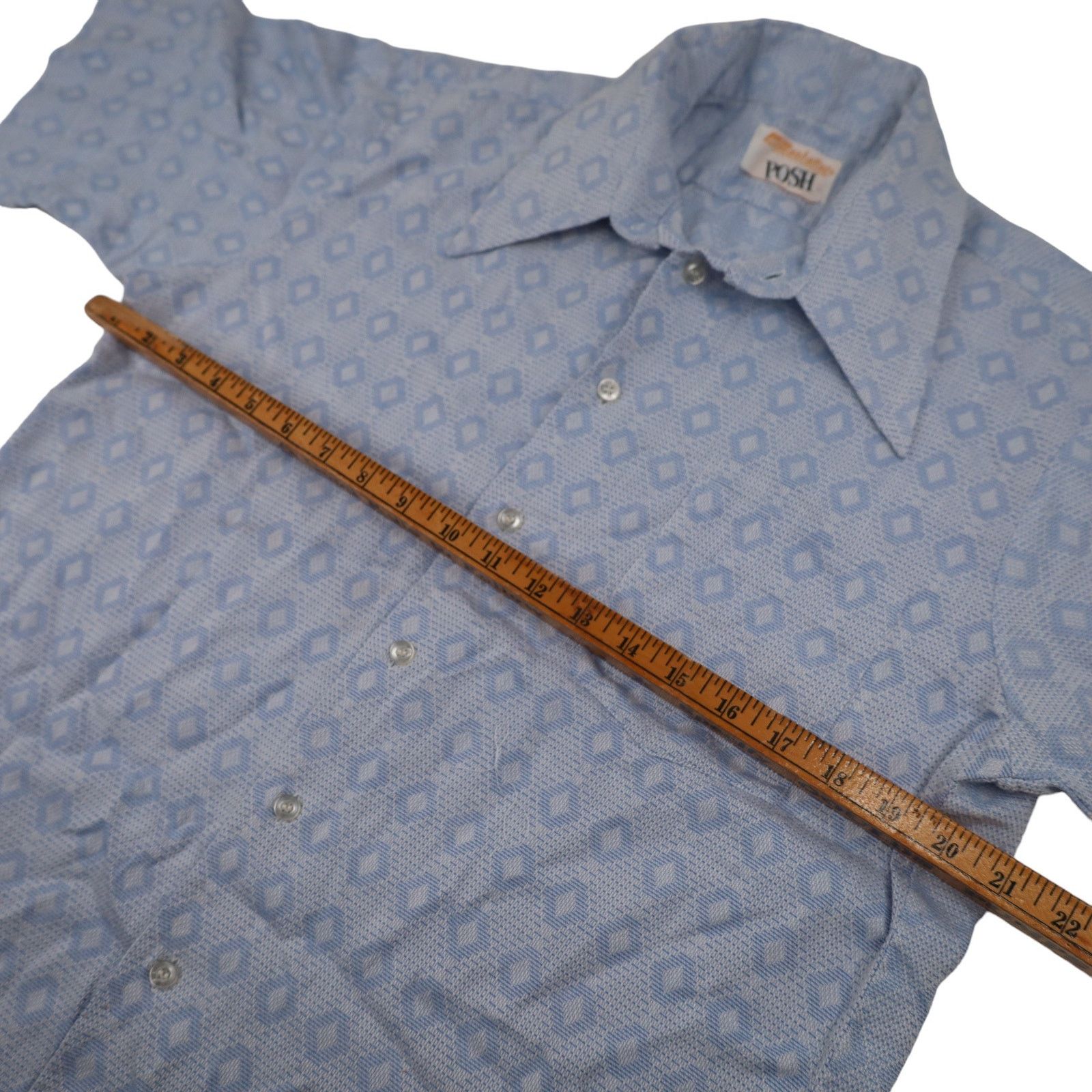 Vintage Vintage Manhattan Posh Allover Design Button Down Shirt Size US L / EU 52-54 / 3 - 7 Thumbnail