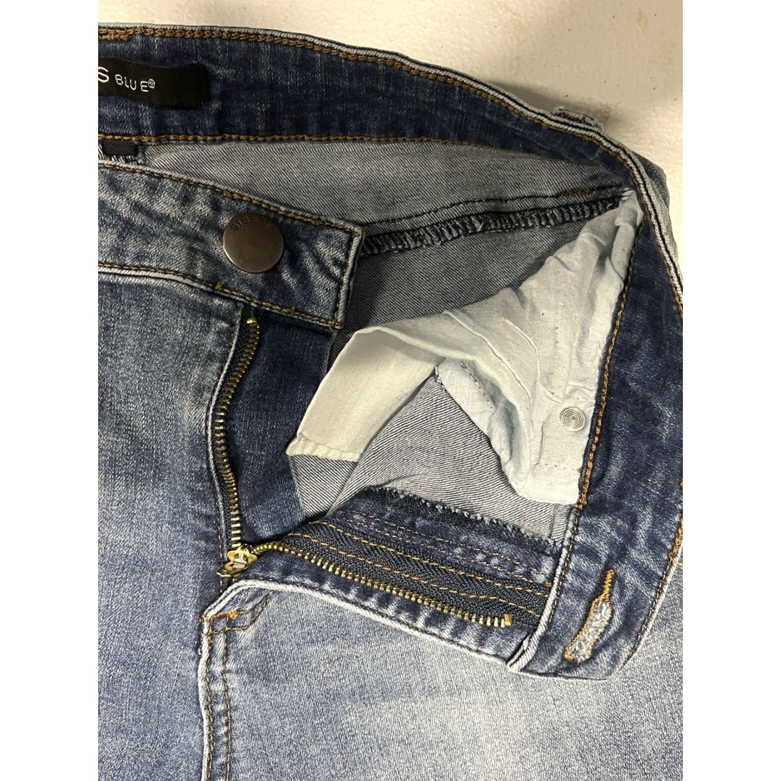 Vintage VINTAGE STS Blue Jeans Women Ankle Distressed 25 Blue High Rise Ellie Size 25 Womens Jeans Size 42" / US 20 - 6 Thumbnail