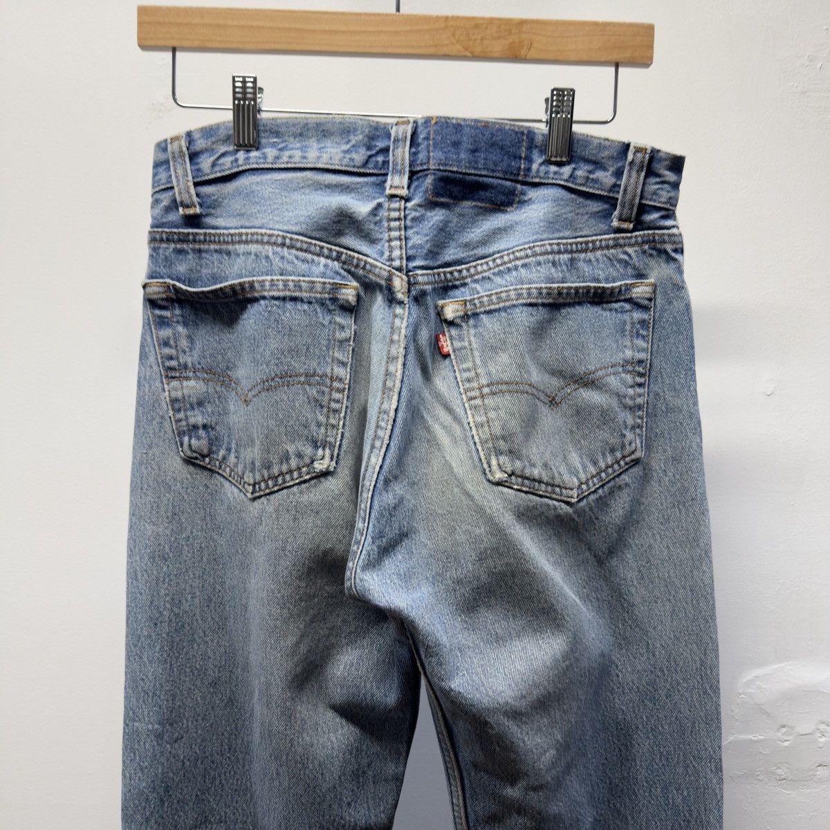 Levi's 2000s Levi's 501 Faded Distressed Jeans ERD Grunge Chrome Size US 30 / EU 46 - 3 Thumbnail