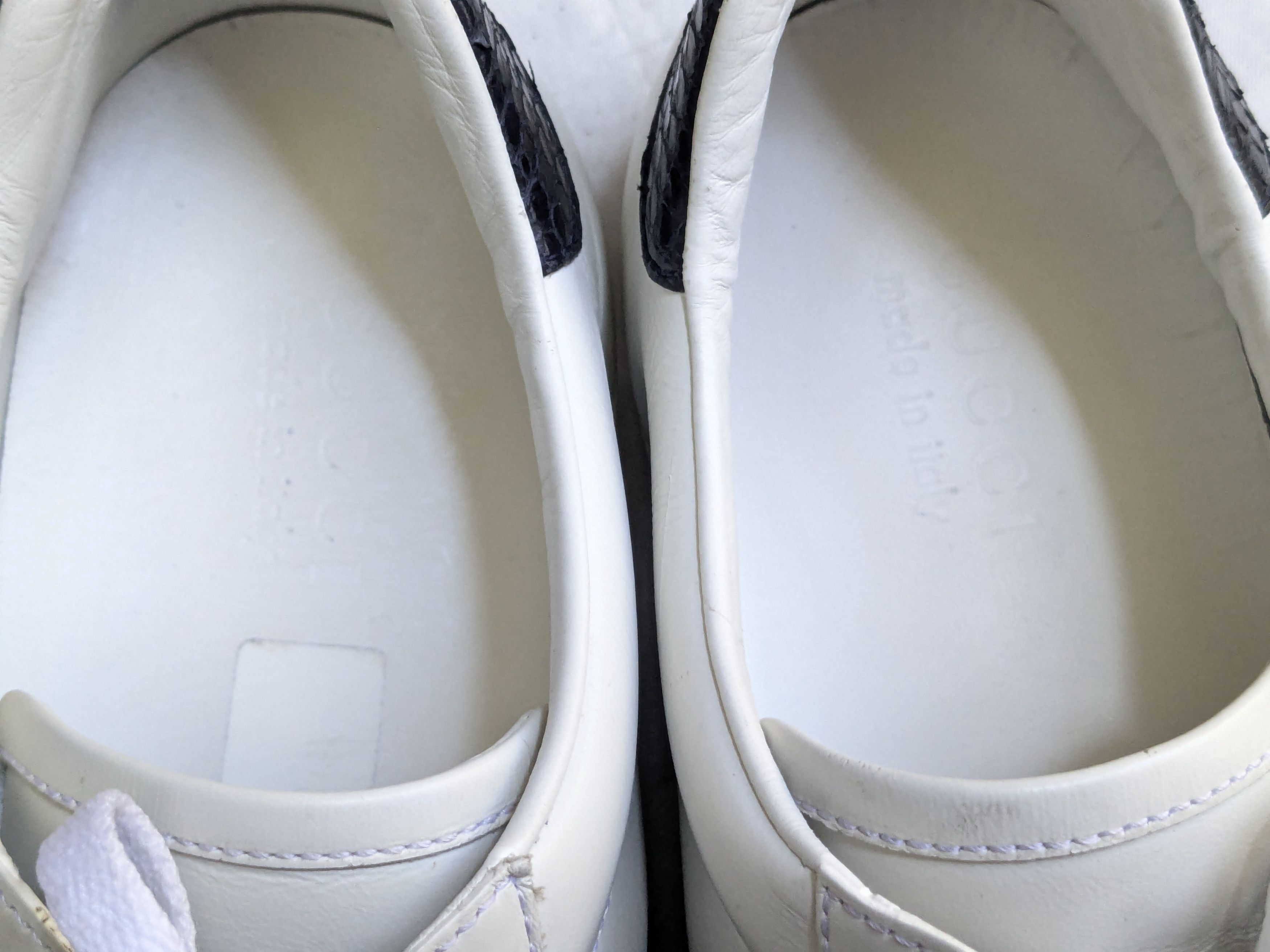 Gucci Gucci Ace Sneakers 10 White Leather Low 386750 Size US 10 / EU 43 - 8 Thumbnail