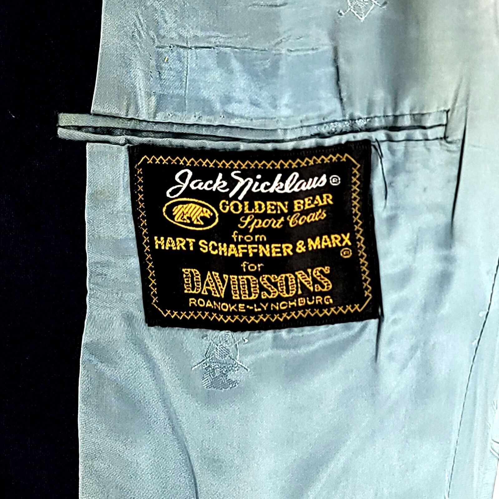 Hart Schaffner Marx Hart Schaffner Marx Jack Nicklaus Golden Bear Wool Blue 2 Go Size 38R - 8 Thumbnail
