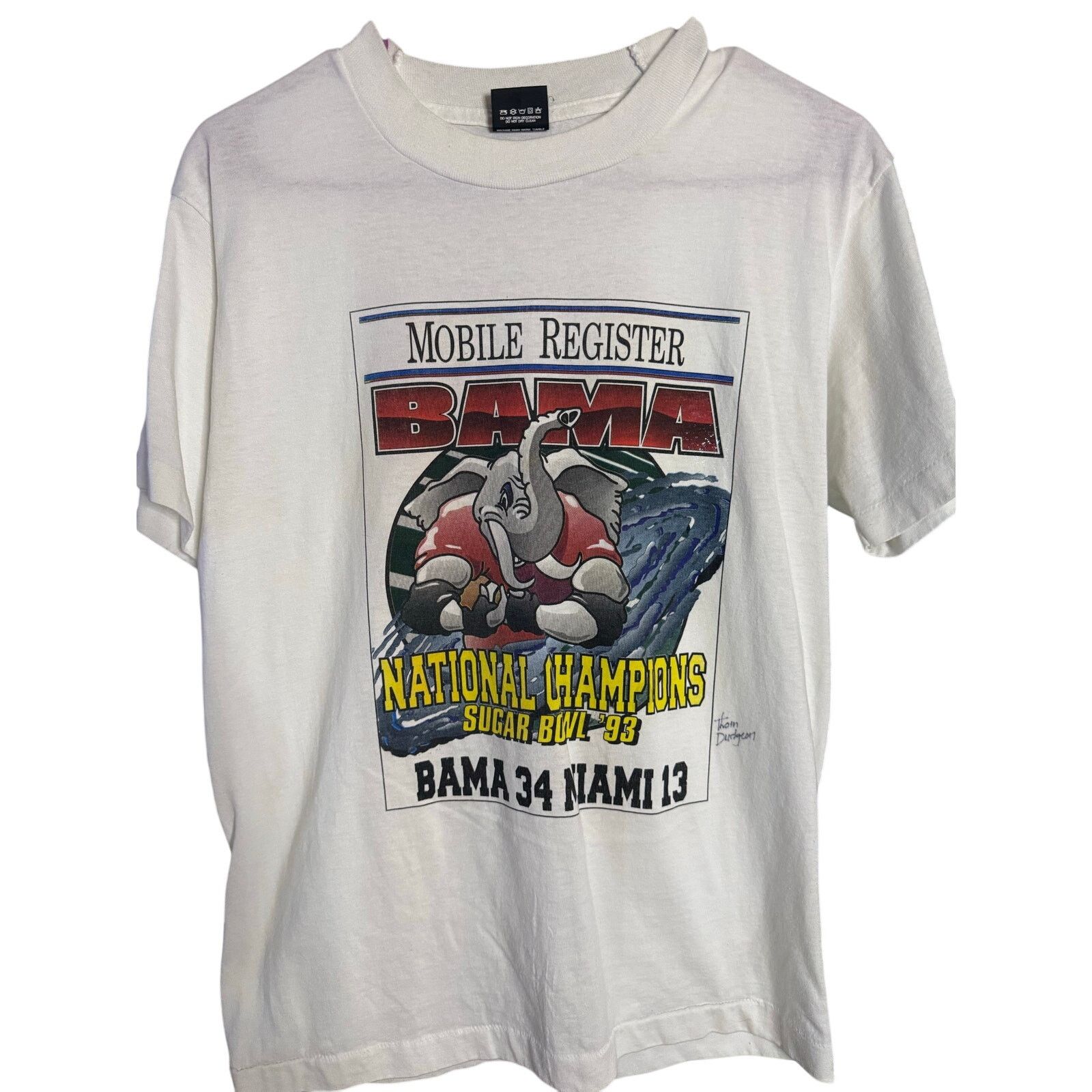 Other Vintage University of Alabama Tee Size US M / EU 48-50 / 2 - 1 Thumbnail