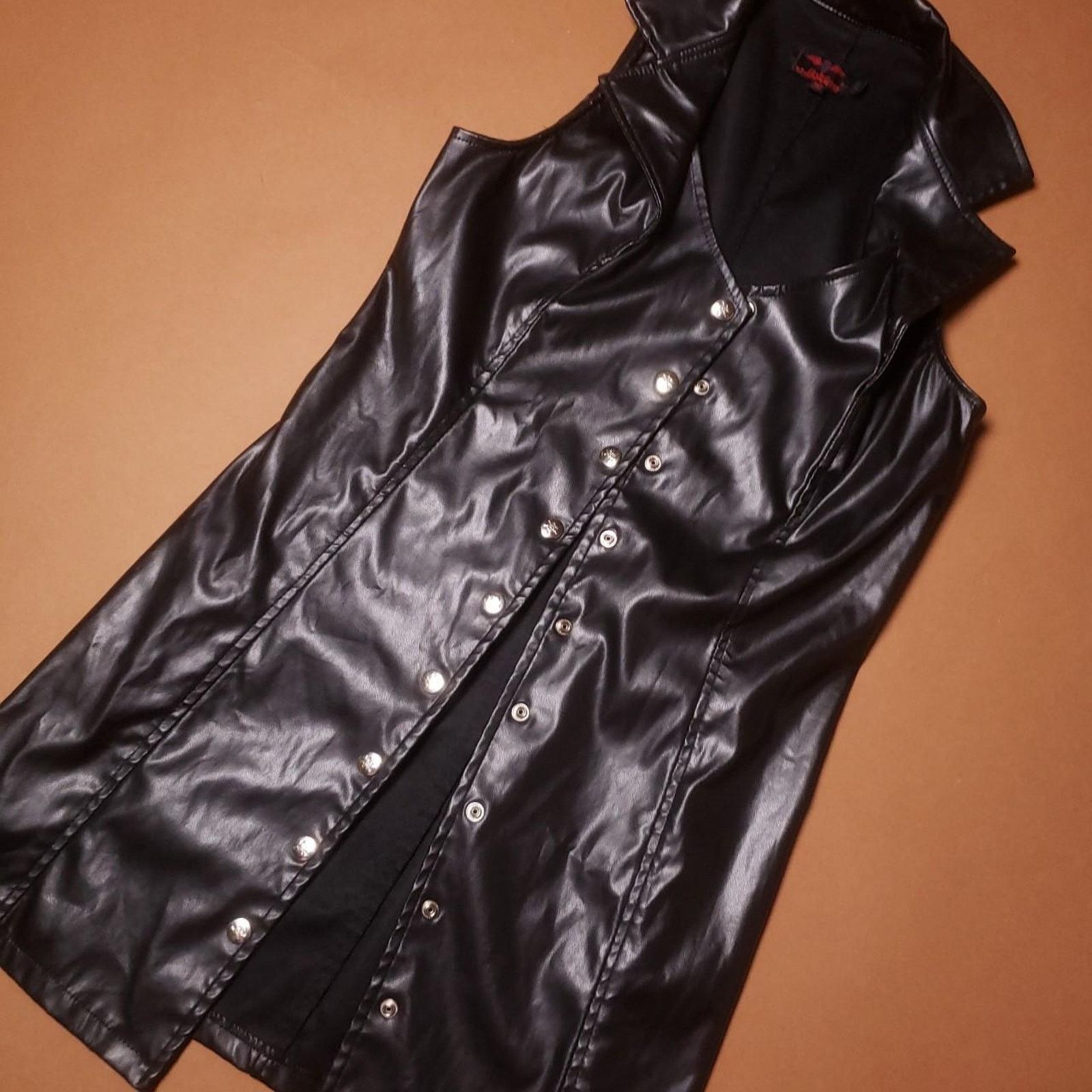 Tripp NYC Tripp NYC Leather style Trench dress Womens size Large Size L / US 10 / IT 46 - 4 Thumbnail