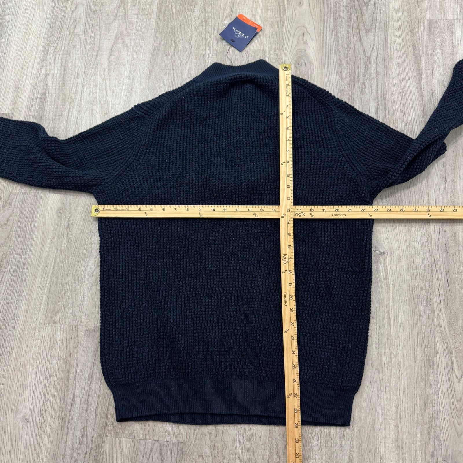 Croft & Barrow NEW Croft & Barrow Sweater Men's Large Blue Henley Pullover Size US L / EU 52-54 / 3 - 9 Thumbnail