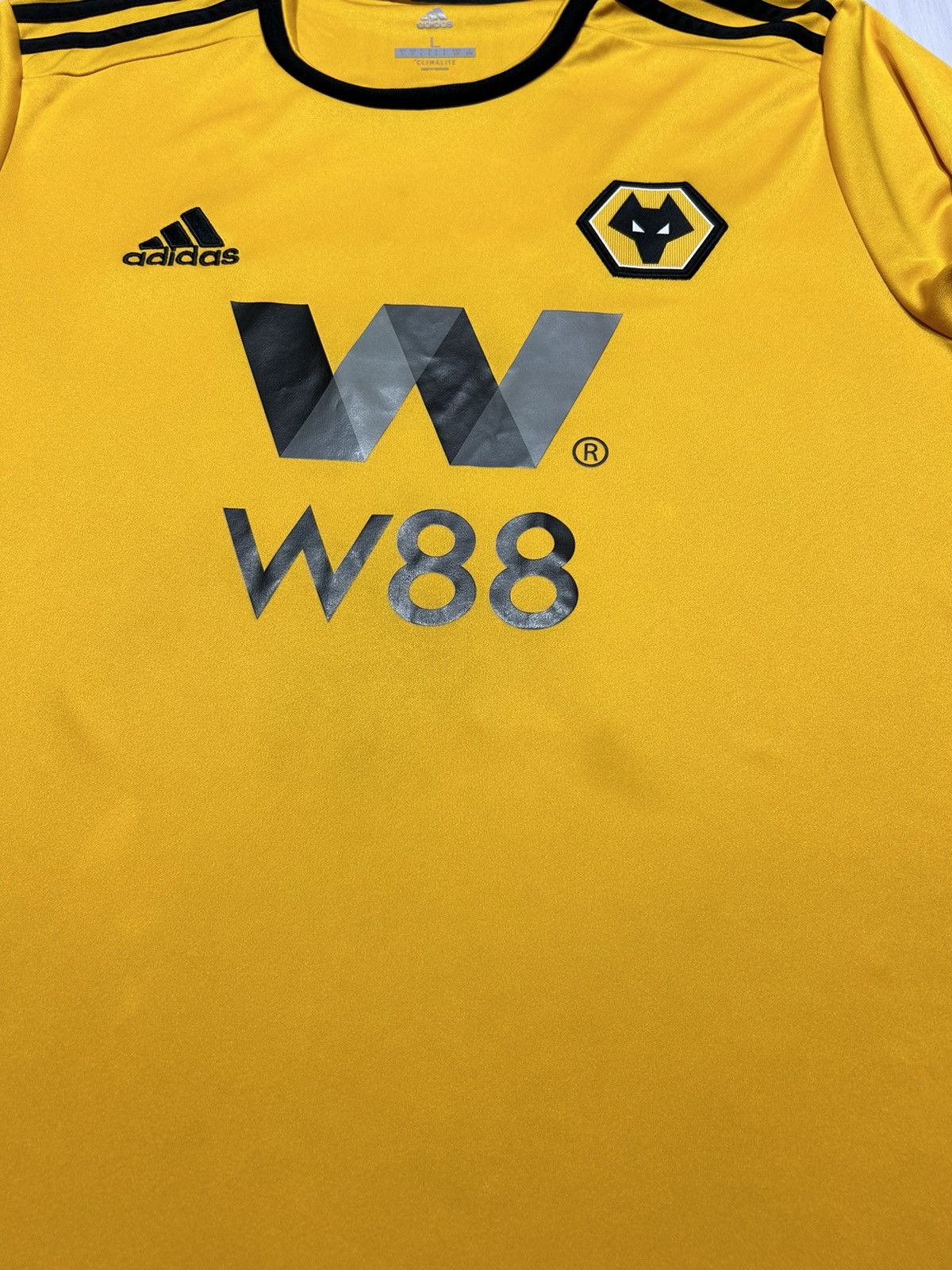 Adidas 7 WOOKIE Wolverhampton 2018/19 Adidas Soccer Jersey Size L Size US L / EU 52-54 / 3 - 7 Thumbnail