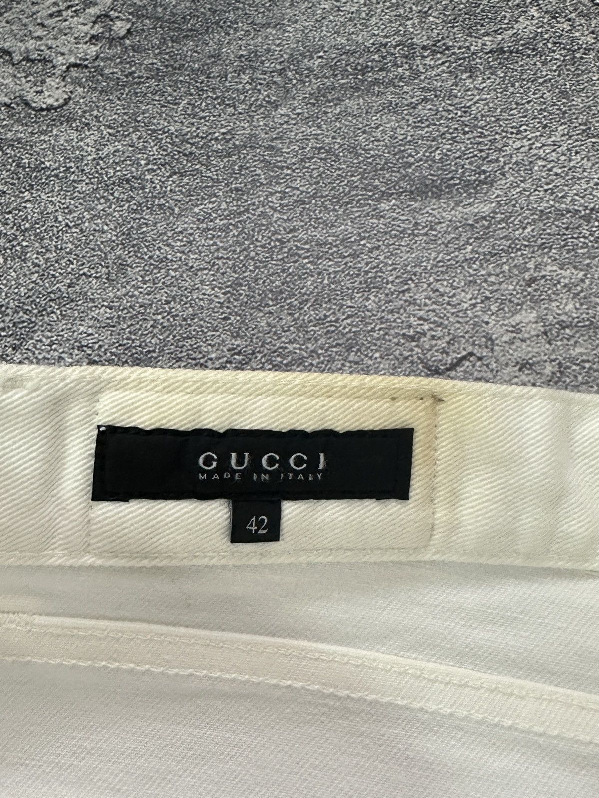Gucci Vintage Gucci Anchor Sailor White Bootcut Jeans IT 42 Size 28" / US 6 / IT 42 - 5 Thumbnail
