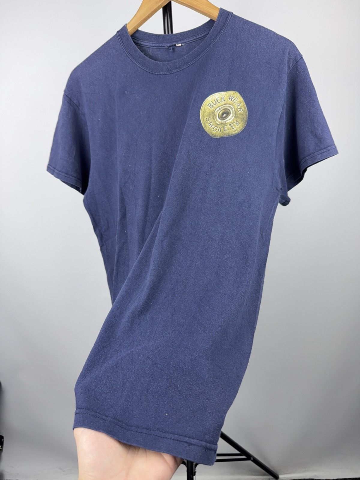 Vintage 00s Vintage Buck Wear “Smoke ’Em” Hunting Graphic T-Shirt Size US M / EU 48-50 / 2 - 3 Thumbnail
