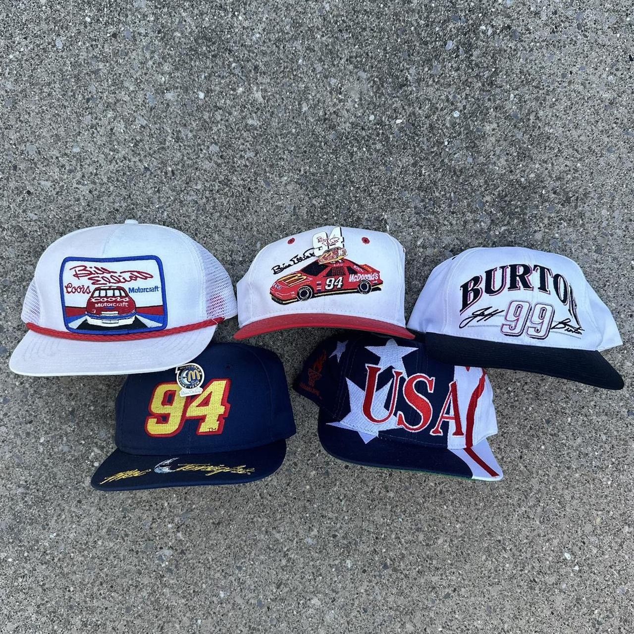 Orders NASCAR racing hats bundle