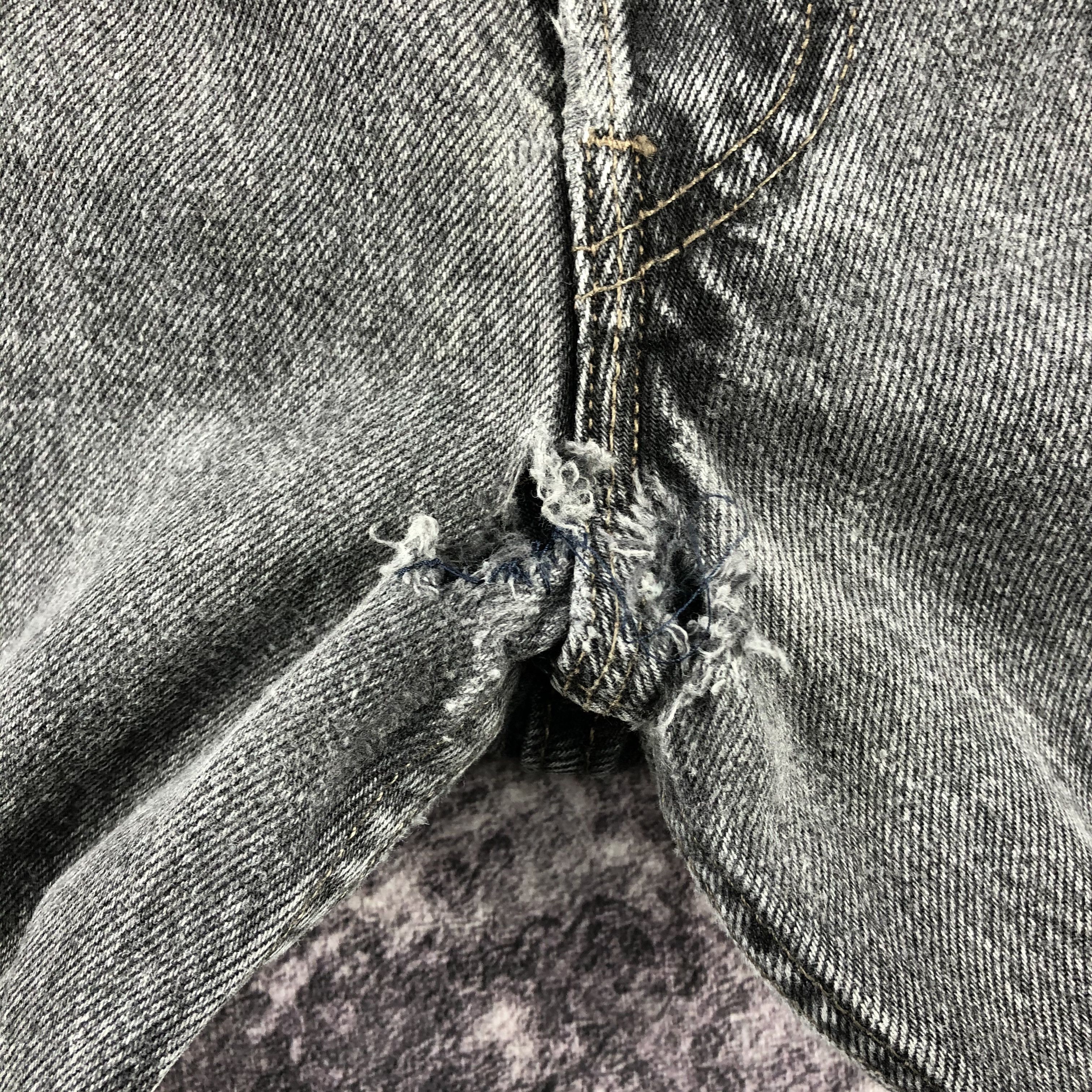 Levi's Vintage 90s Faded Black Levis 501 Jeans-JM2272 Size US 36 / EU 52 - 9 Thumbnail
