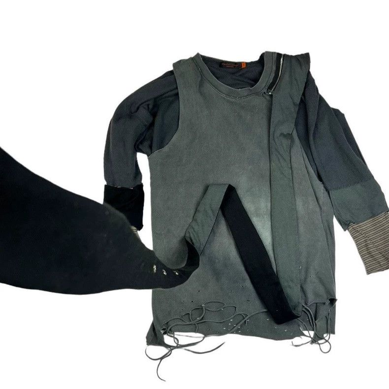 Undercover UNDERCOVER 05AW "Arts & Crafts" old layer with 3/4 sleeves Size US L / EU 52-54 / 3 - 2 Thumbnail
