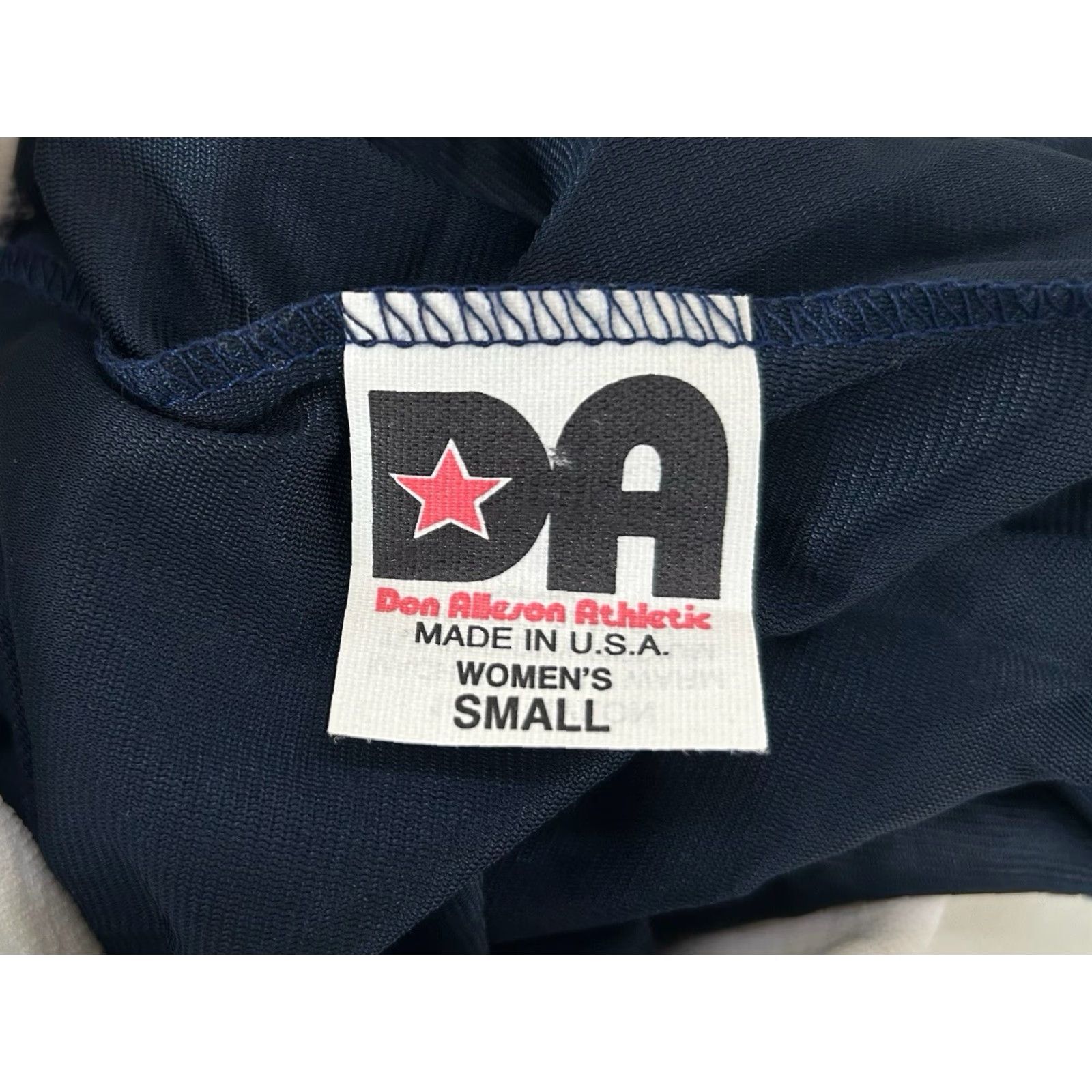 Vintage VINTAGE Alleson Athletic dazzle basketball shorts Womens S Blue NYLON 12" rise 7" inseam NWOT USA 90s Size 28" / US 6 / IT 42 - 4 Thumbnail