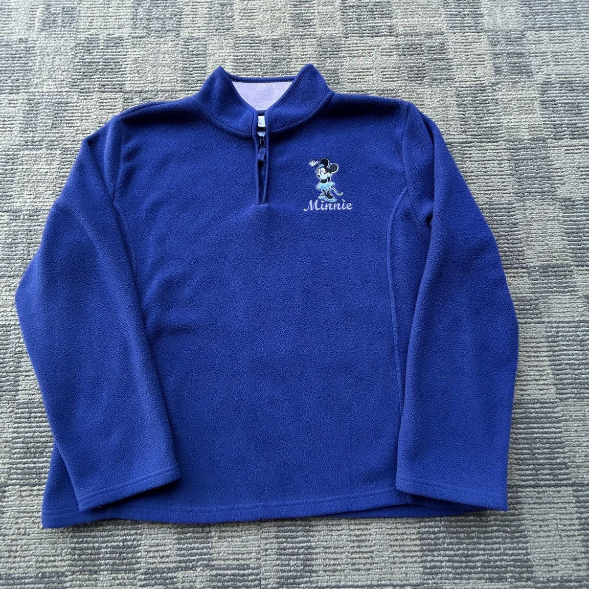 Disney Disney Y2K Minnie Mouse Quarter-Zip Pullover Sweatshirt Size M / US 6-8 / IT 42-44 - 1 Thumbnail