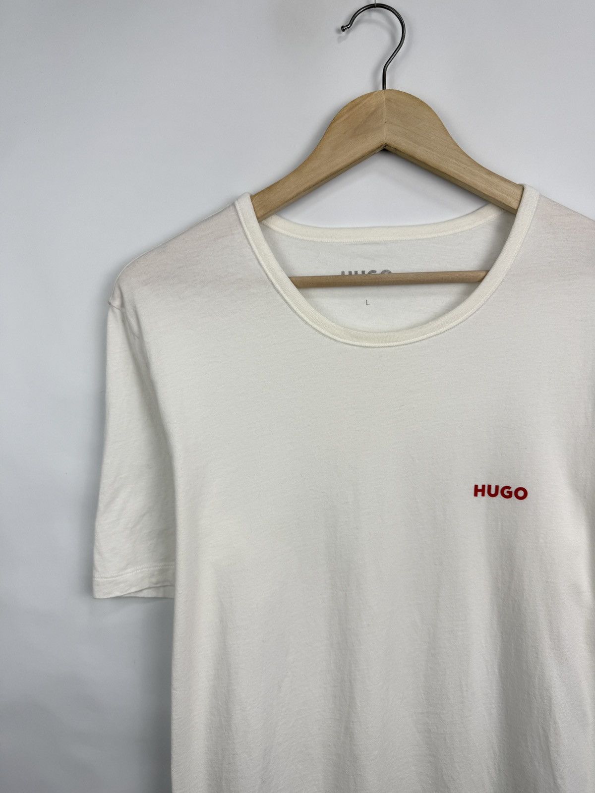 Hugo Boss 🇮🇹 Hugo Boss Luxury Classic T-Shirt Retro Rare Hype Y2K Size US L / EU 52-54 / 3 - 3 Thumbnail