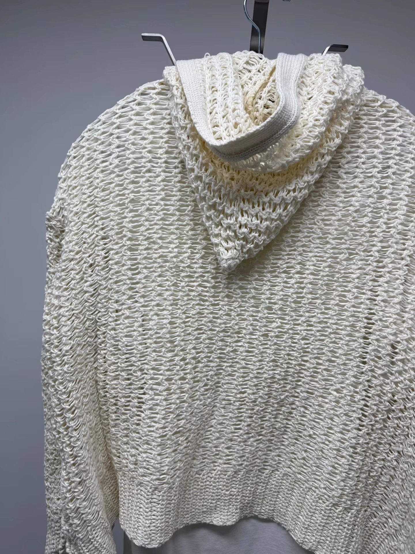Issey Miyake ISSEY MIYAKE Cotton Rope Mesh Cardigan K20 Size US M / EU 48-50 / 2 - 7 Thumbnail