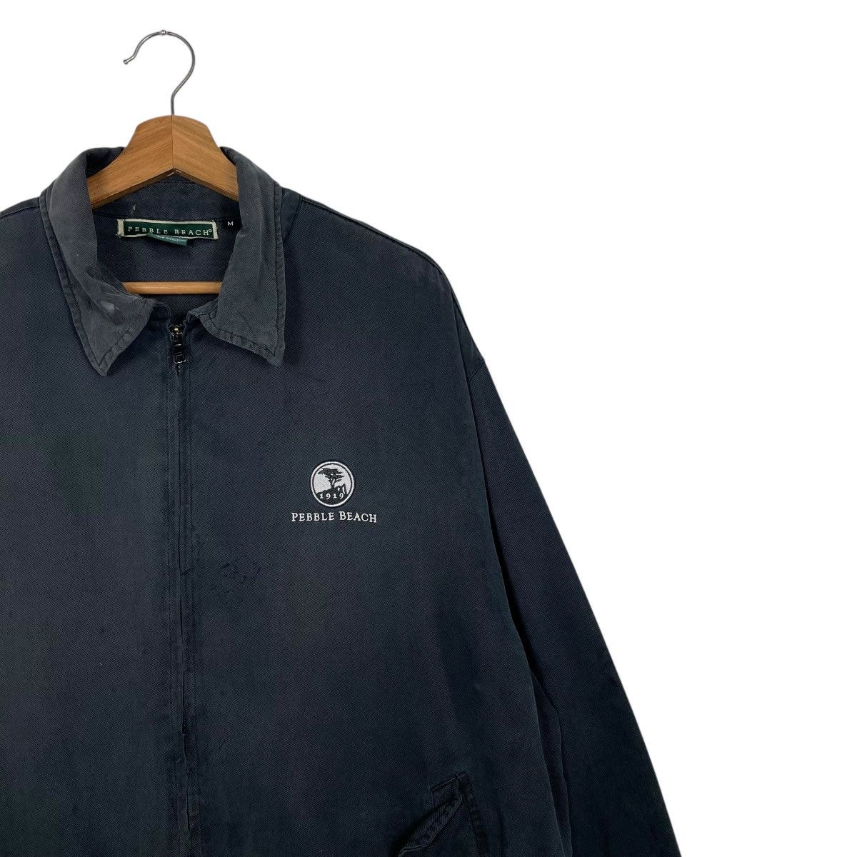 Japanese Brand Pebble Beach Black Bomber Jacket Size US M / EU 48-50 / 2 - 5 Thumbnail