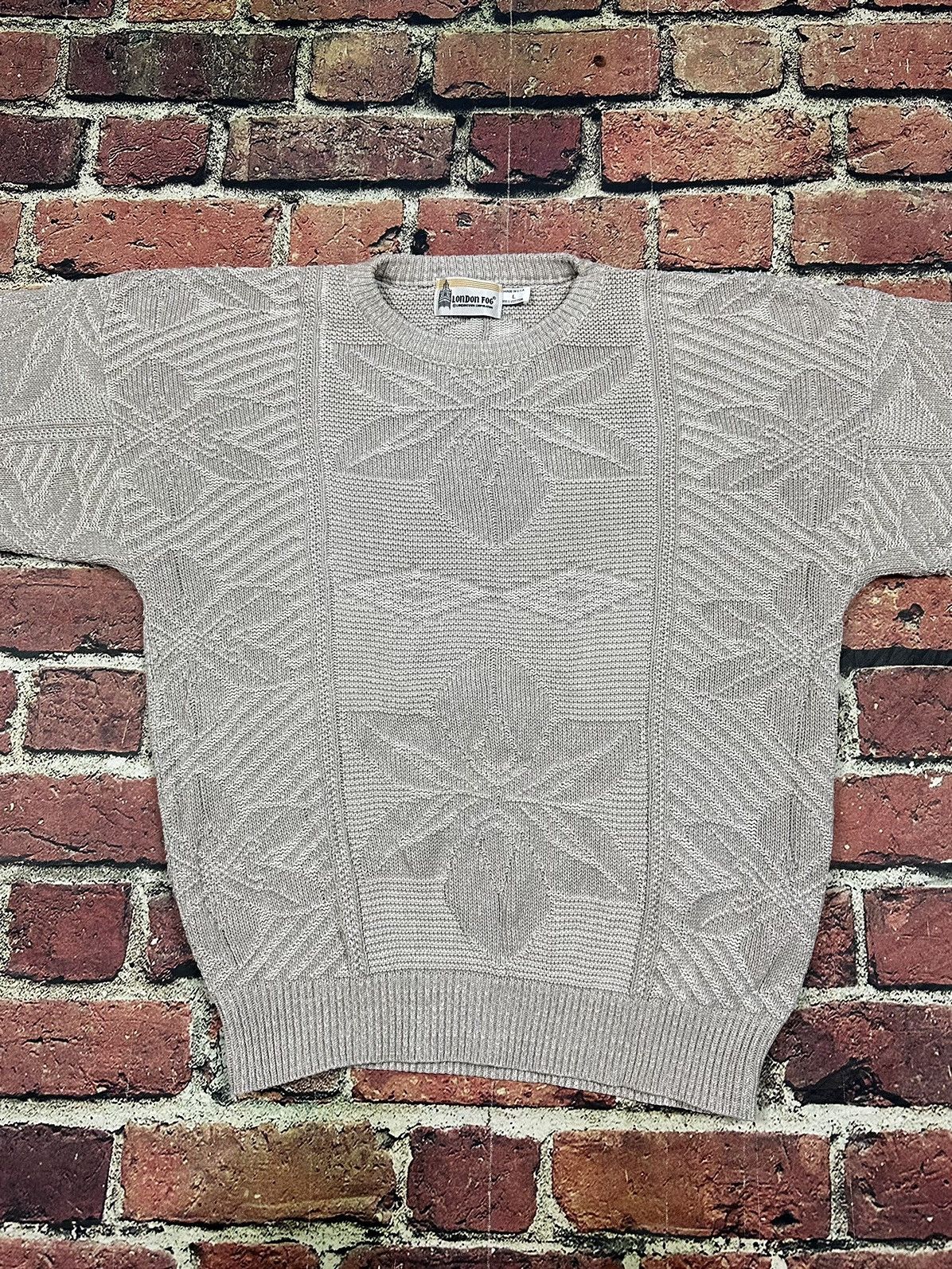 London Fog × Vintage Vintage London Fog Sweater Pullover Snowflake Knit Size US L / EU 52-54 / 3 - 2 Thumbnail