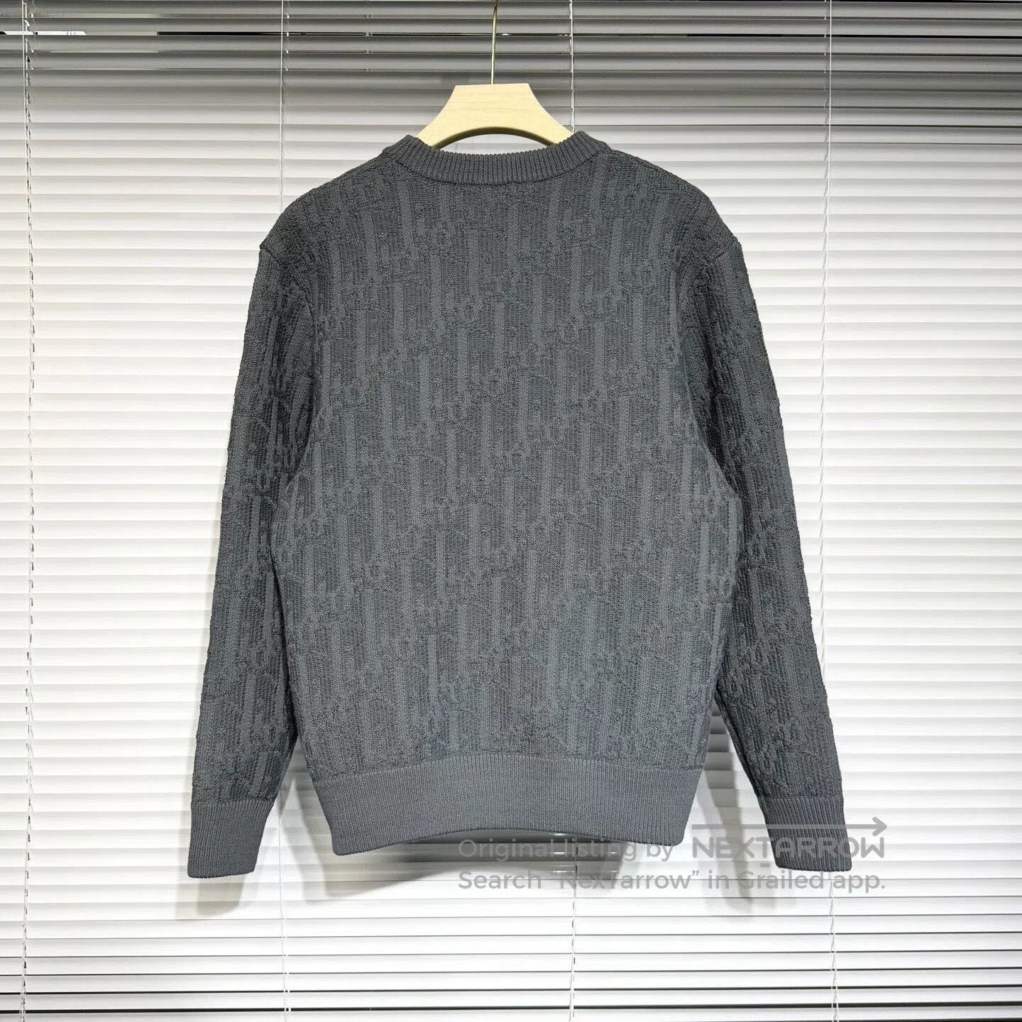 Dior dior knitted sweater with logo oblique print. Size US S / EU 44-46 / 1 - 2 Thumbnail