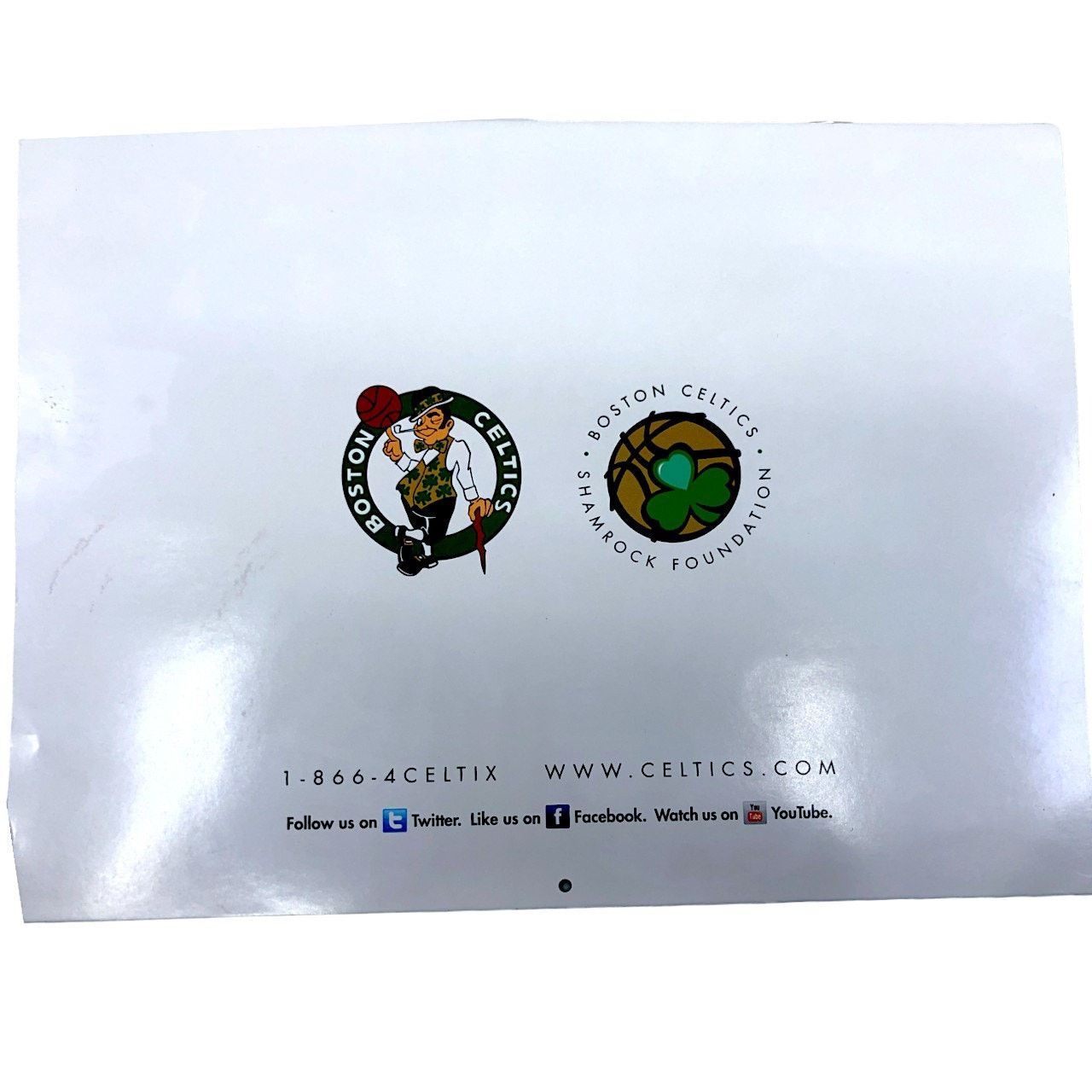 NBA Boston Celtics 2011 Team Calendar *NEW* Size ONE SIZE - 15 Thumbnail