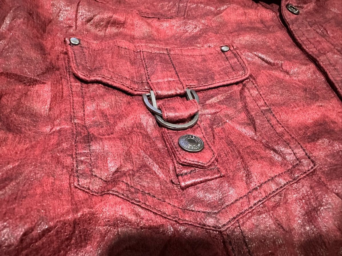 In The Attic 🔥Sick Y2K In The Attic Acid Blood Waxed Shirt Goth Punk Size US XL / EU 56 / 4 - 3 Thumbnail