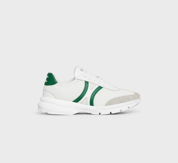 Celine o1bcso1str0925 359284426C Low-Top Sneakers Optic White/Green Size US 6 / IT 36 - 1 Thumbnail