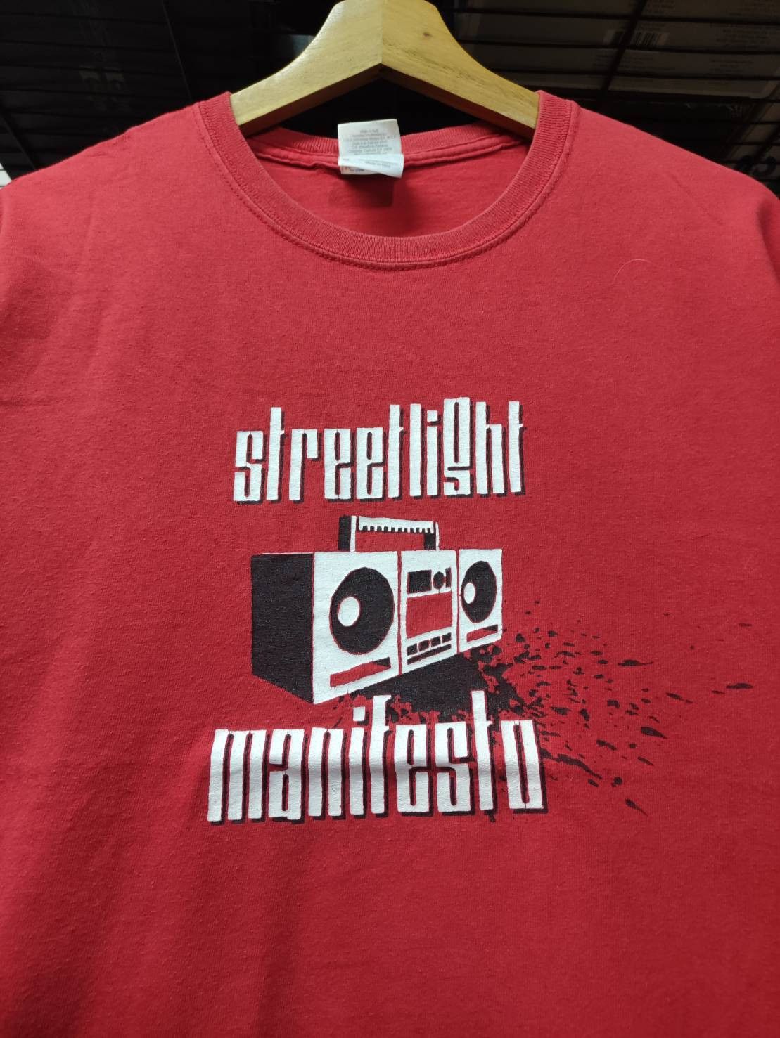 Band Tees Vtg 00's Streetlight Manifesto " Boombox & Cassette" T-Shirt Size US M / EU 48-50 / 2 - 1 Thumbnail