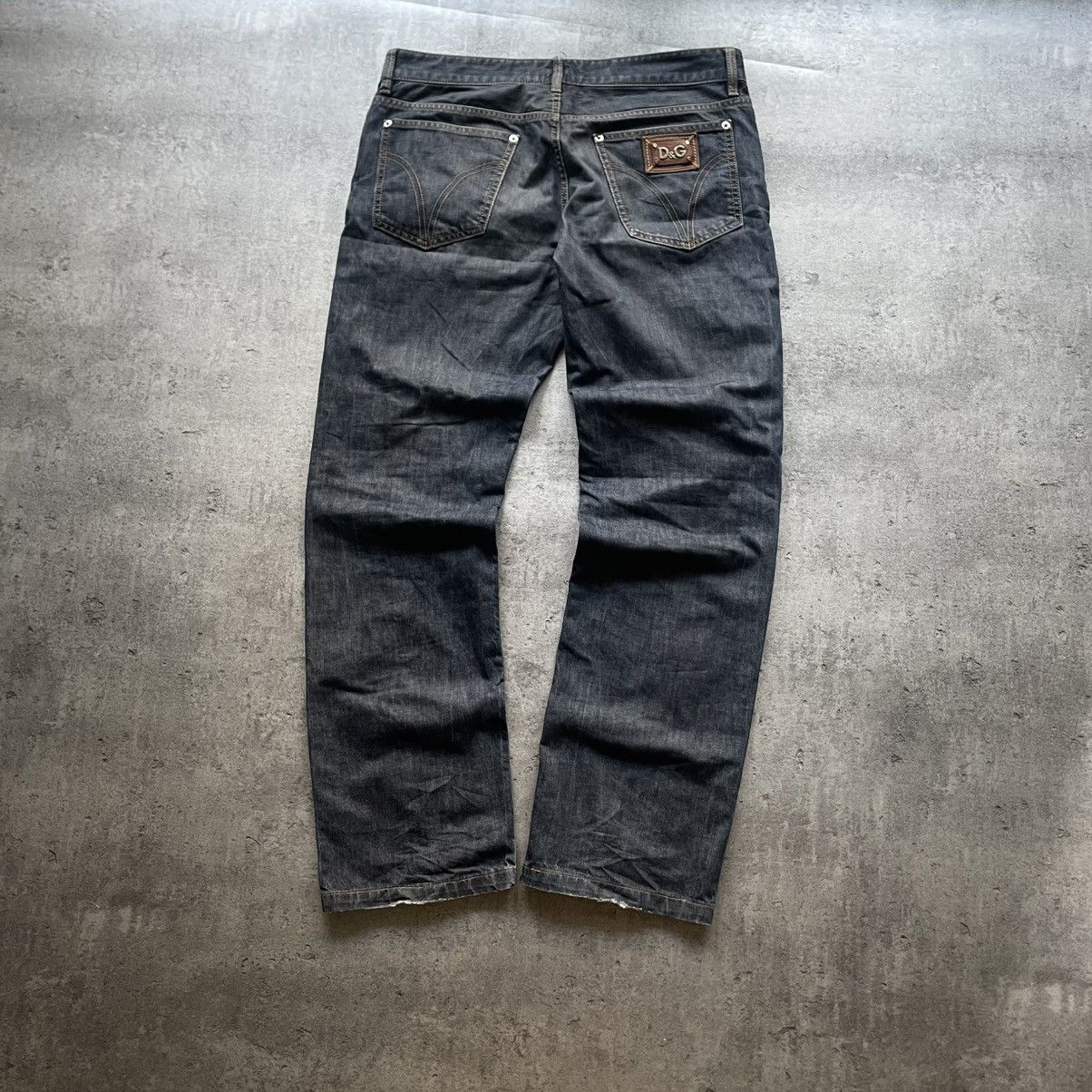 Dolce & Gabbana Vintage 90s Dolce&Gabbana Pocket Logo Botcut Pants Size US 32 / EU 48 - 1 Thumbnail