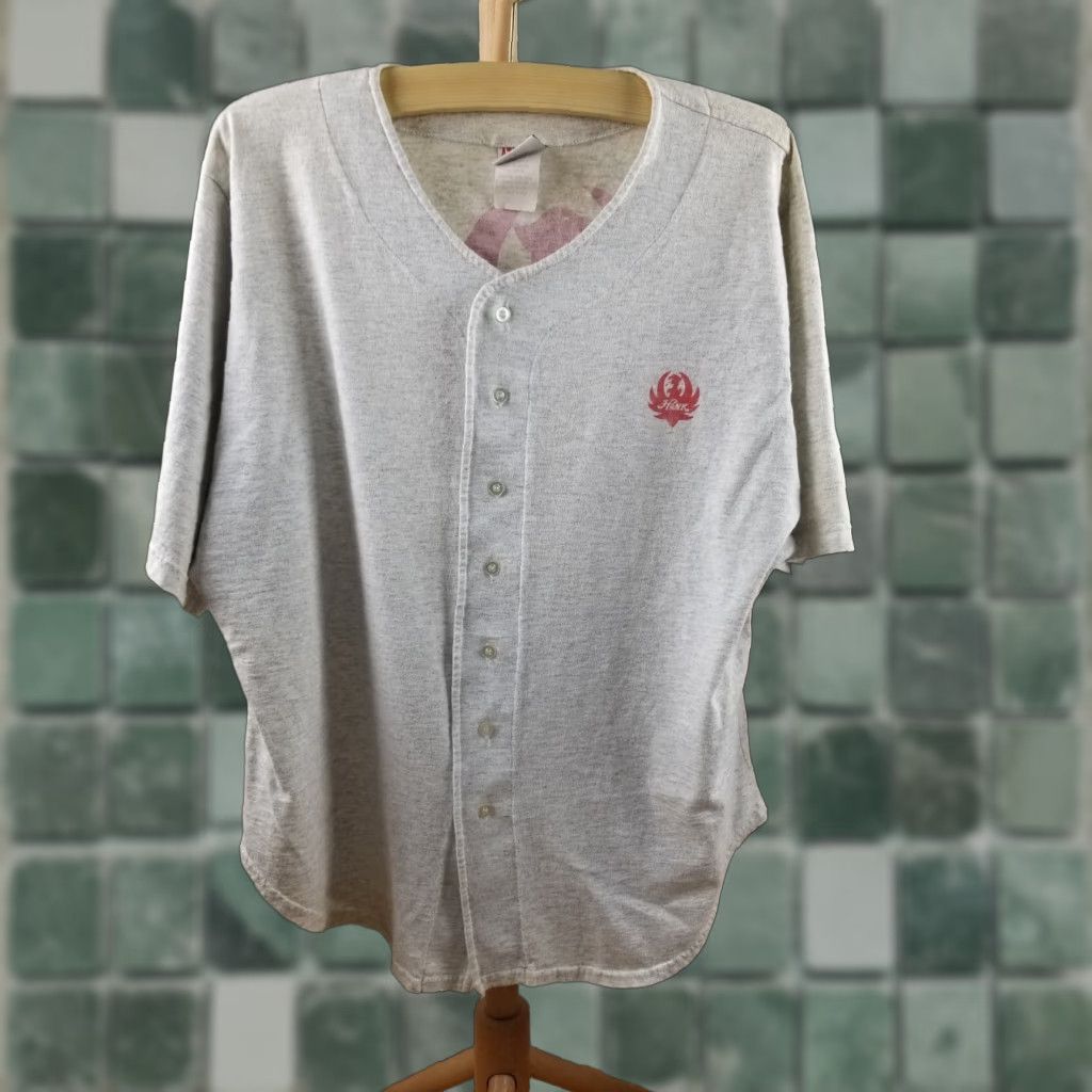 Vintage VINTAGE 90's HAWK WILLIAMS JR. GRAY BASEBALL JERSEY T-SHIRT SZ XLARGE Size US XL / EU 56 / 4 - 1 Thumbnail