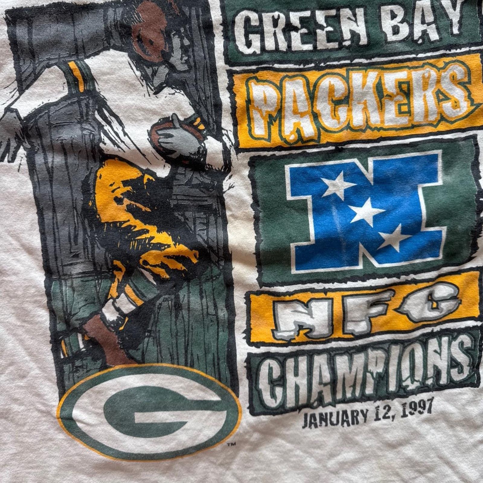Starter Vintage Starter Green Bay Packers 1997 T-Shirt Size XL Size US XL / EU 56 / 4 - 5 Thumbnail