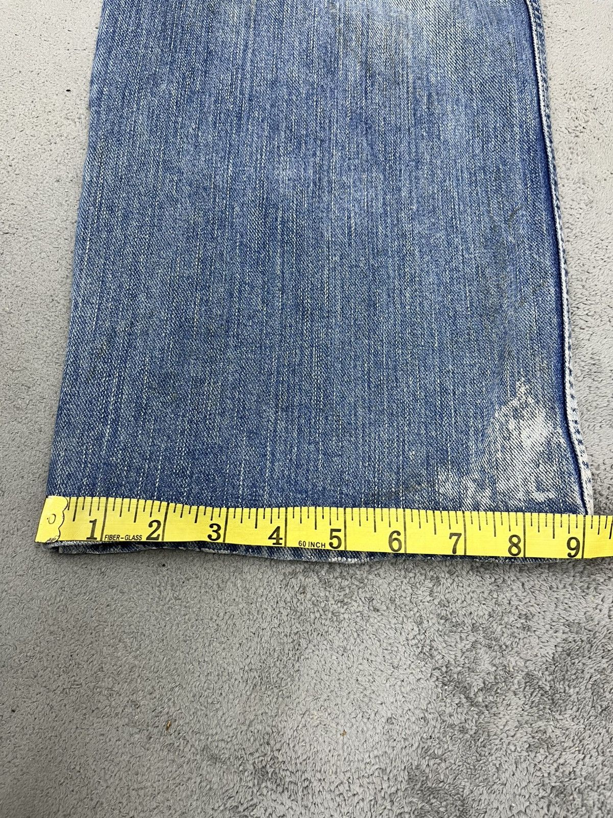 MasterPiece × Vintage ARCHIVE💥MASTERPIECE RECONSTRUCTED DOUBLE KNEE DENIM Size US 35 - 15 Thumbnail