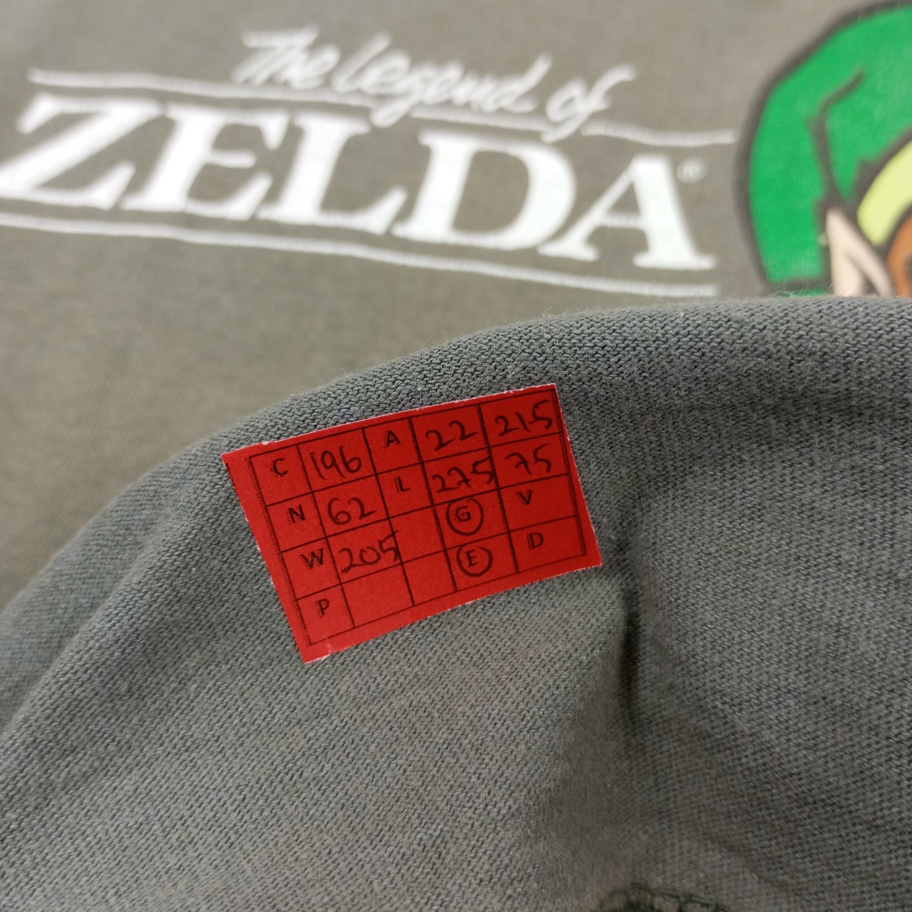 Playstation × The Game × Vintage The Legend OF Zelda Video Games Promo Style Tshirt Size US L / EU 52-54 / 3 - 8 Thumbnail