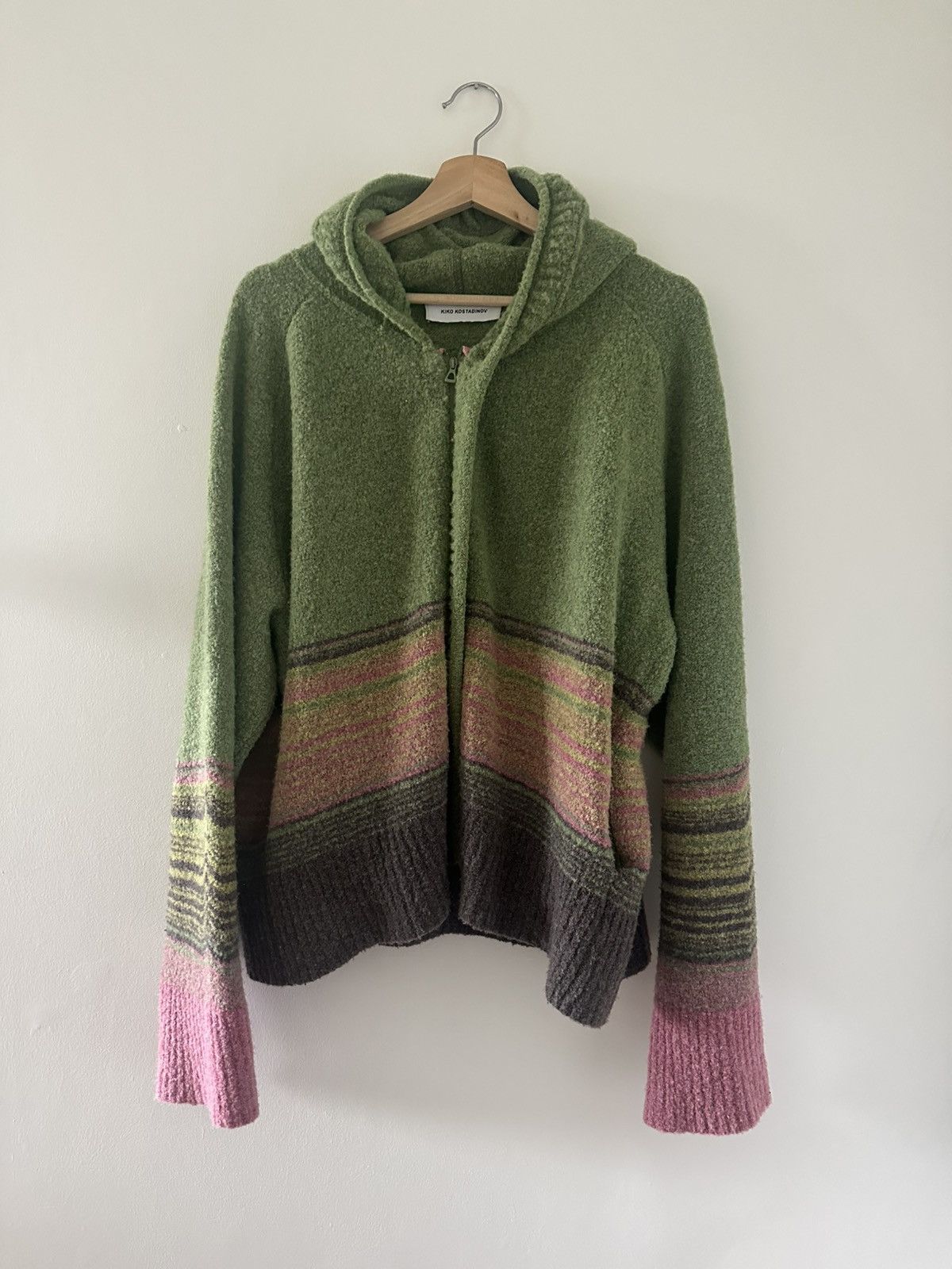 Kiko Kostadinov Kiko Kostadinov Green Ketra Wool Hoodie | Grailed