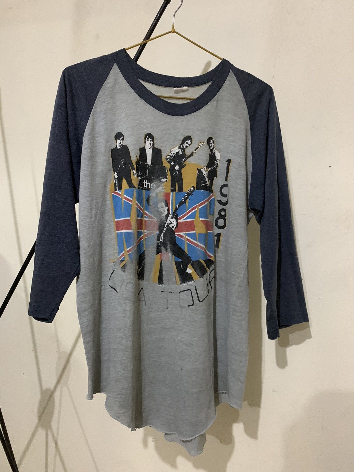 image of Band Tees x Rock Band Offervintage The Kinks Usa Tour 1981 in Grey, Men's (Size Medium)