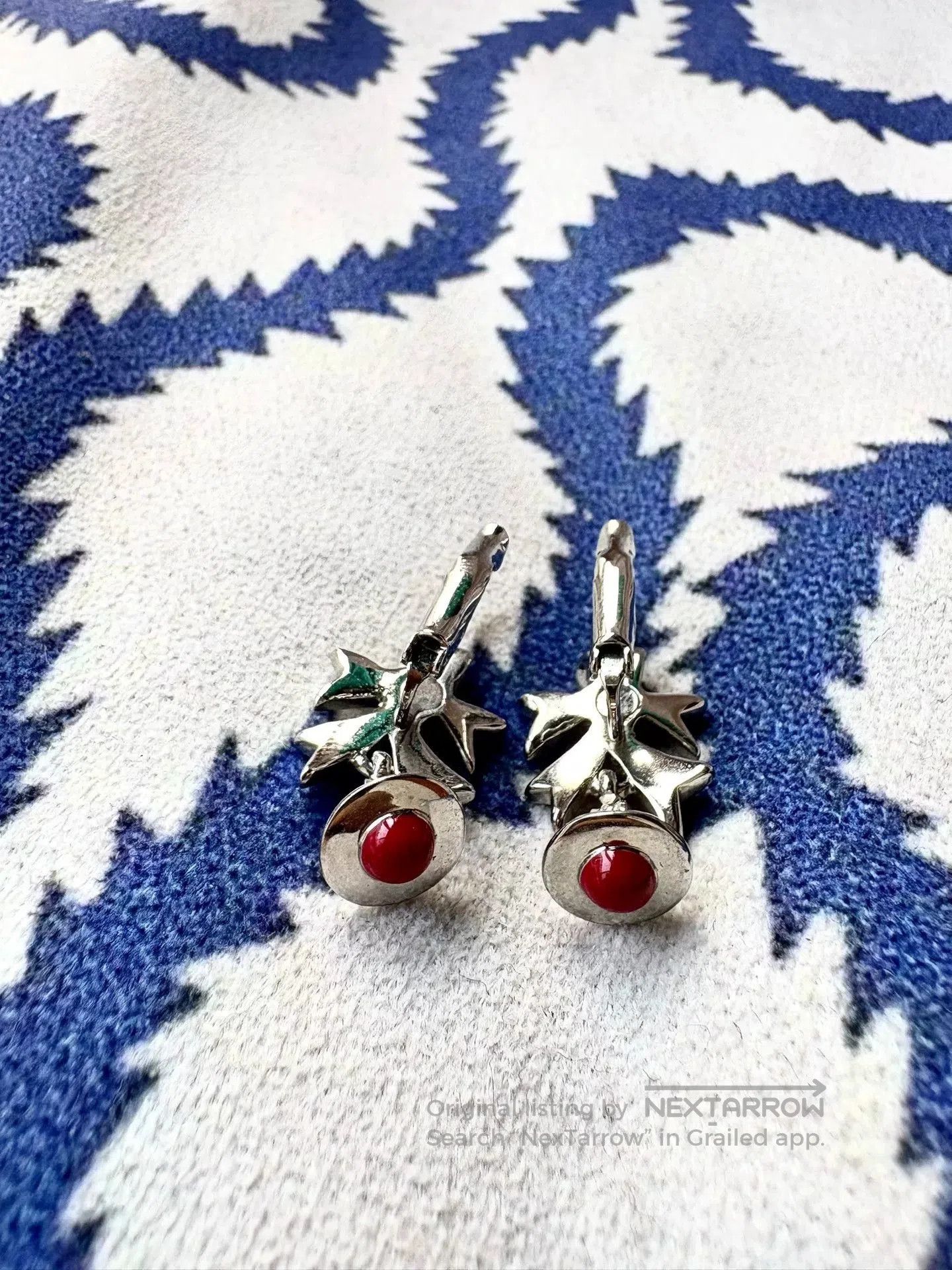 Vivienne Westwood vivienne westwood red bow saturn earrings. Size ONE SIZE - 3 Thumbnail