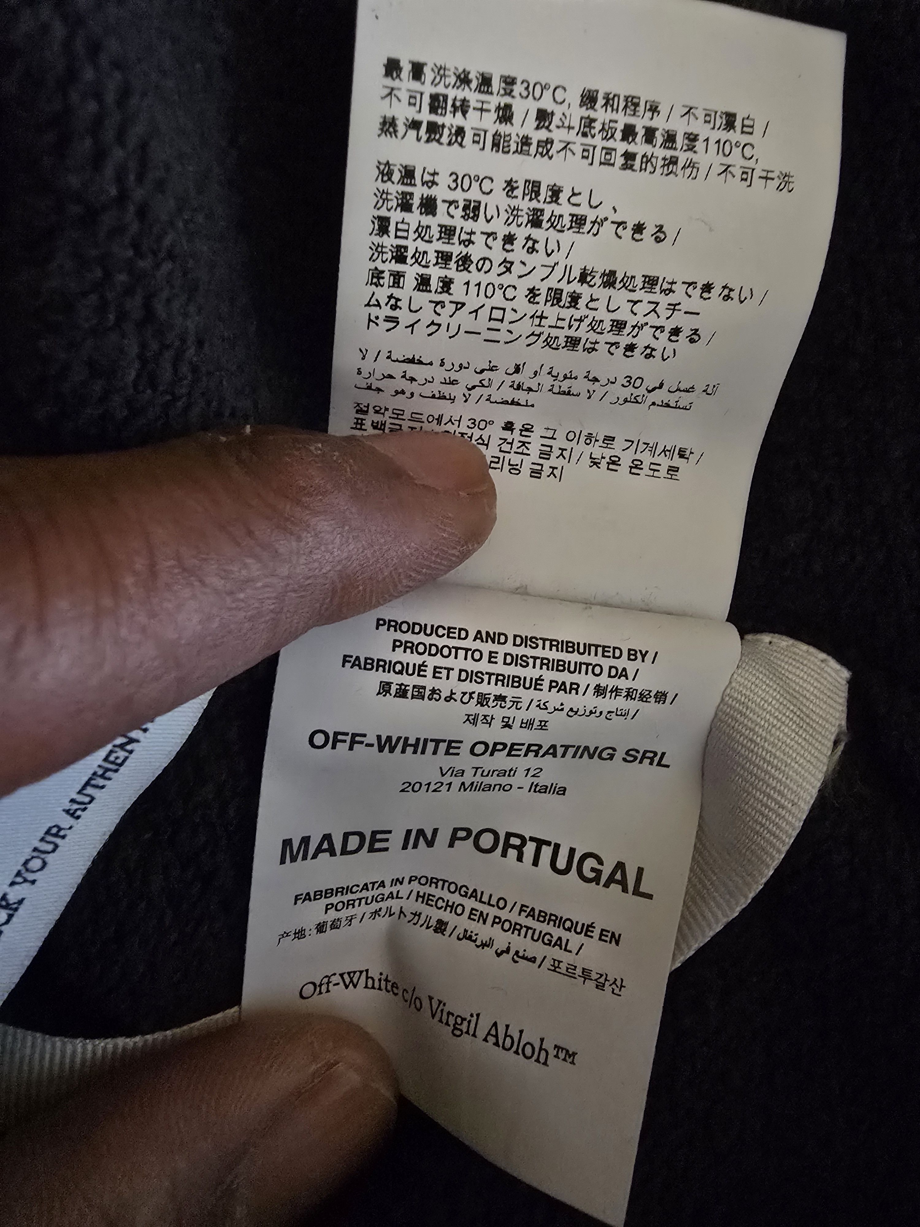 Off-White Off-White Thunder Hoody sz L Size US L / EU 52-54 / 3 - 5 Thumbnail