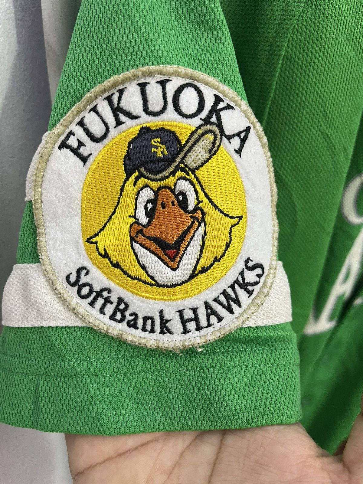 Japanese Brand SoftBank Hawks 2012 Festival Jersey Green Size L Size US L / EU 52-54 / 3 - 3 Thumbnail