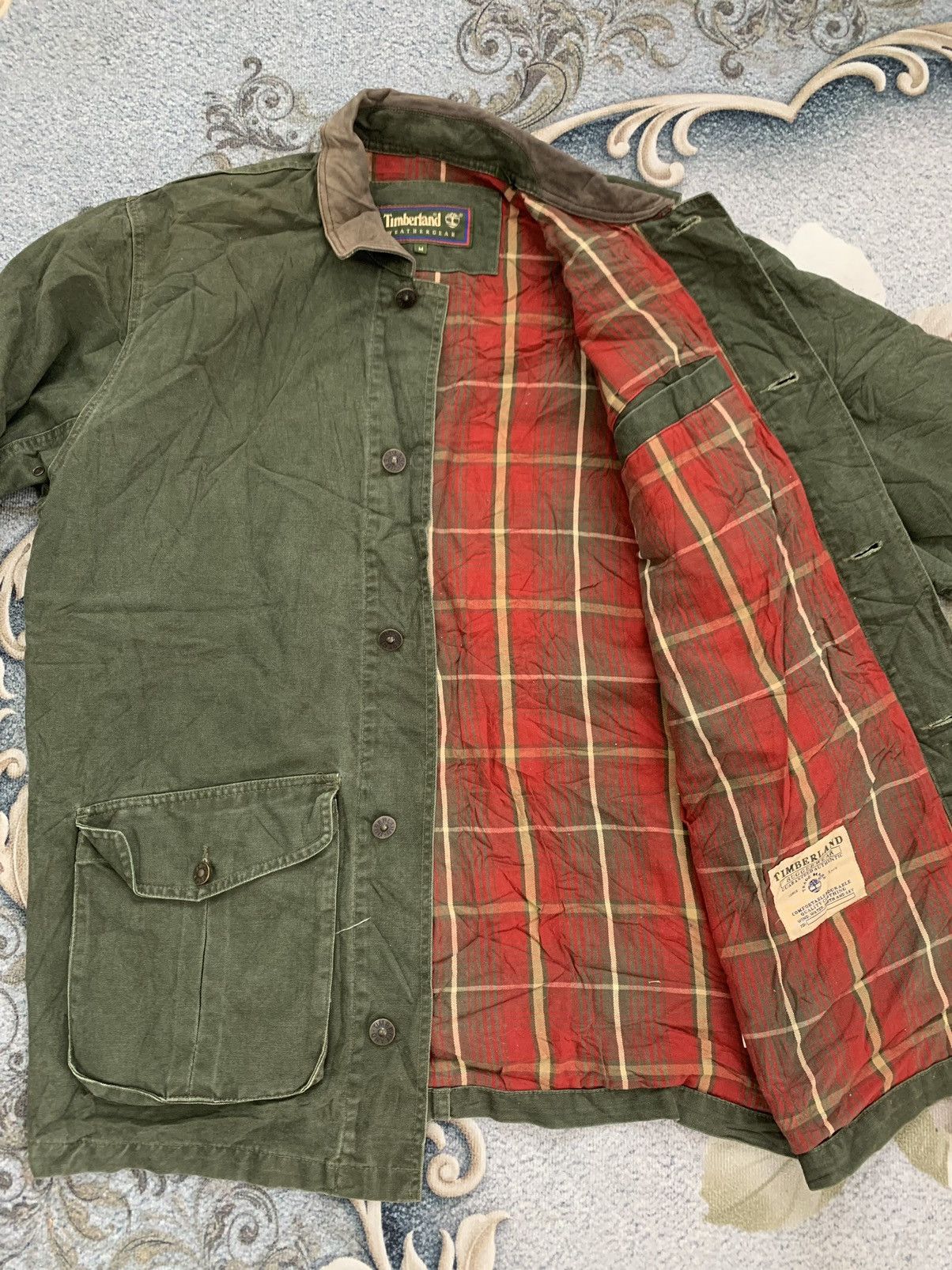 Timberland × Vintage Vtg Timberland Fall 1996 Rugged Wear Jacket Size US M / EU 48-50 / 2 - 7 Thumbnail