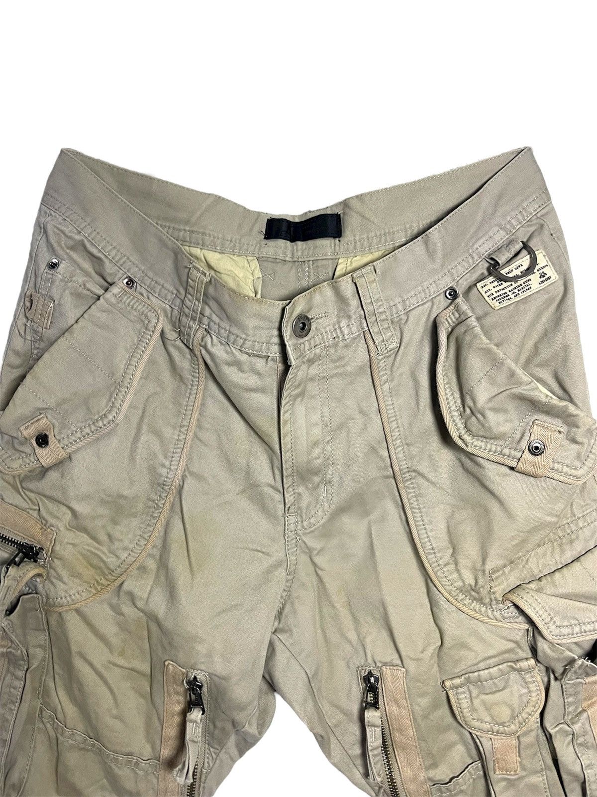 JACKROSE Vintage JACKROSE LUV MAISON Multi-Pocket Cargo Shorts Size US 33 - 5 Thumbnail